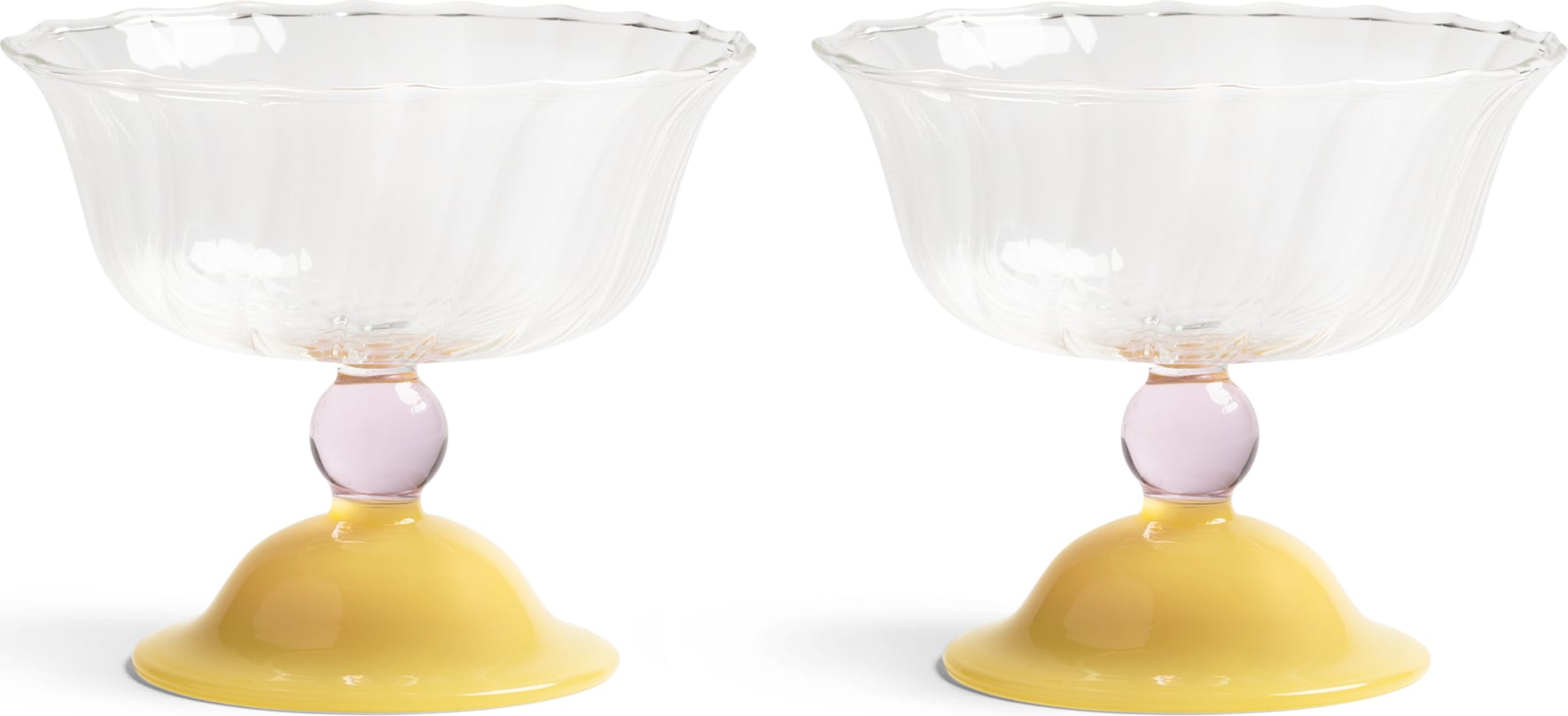 Kieliszki do koktajli Tulip 300 ml karmelowe 2 szt.