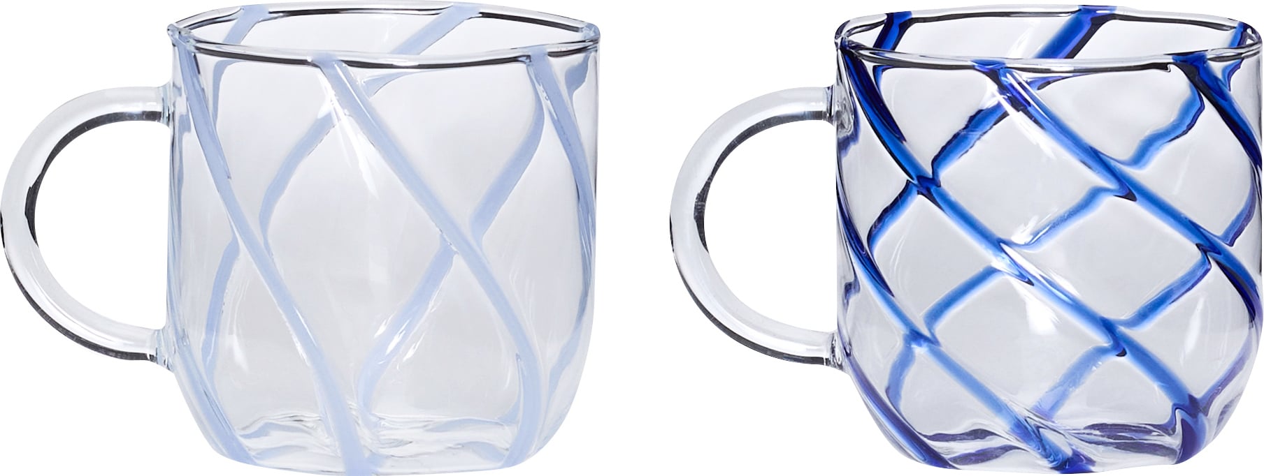 Szklanki Kiosk 450 ml niebieskie 2 szt.