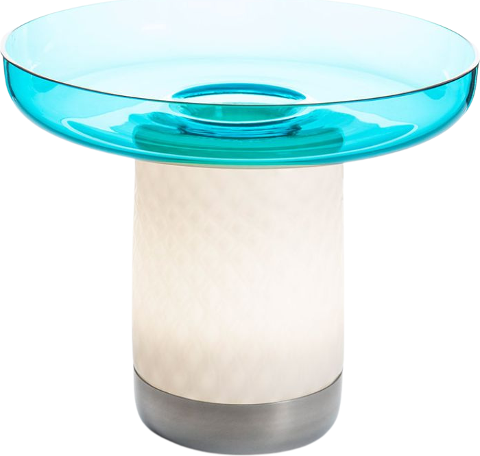 Lampa stołowa bezprzewodowa Bontà 21 4 cm turkusowa