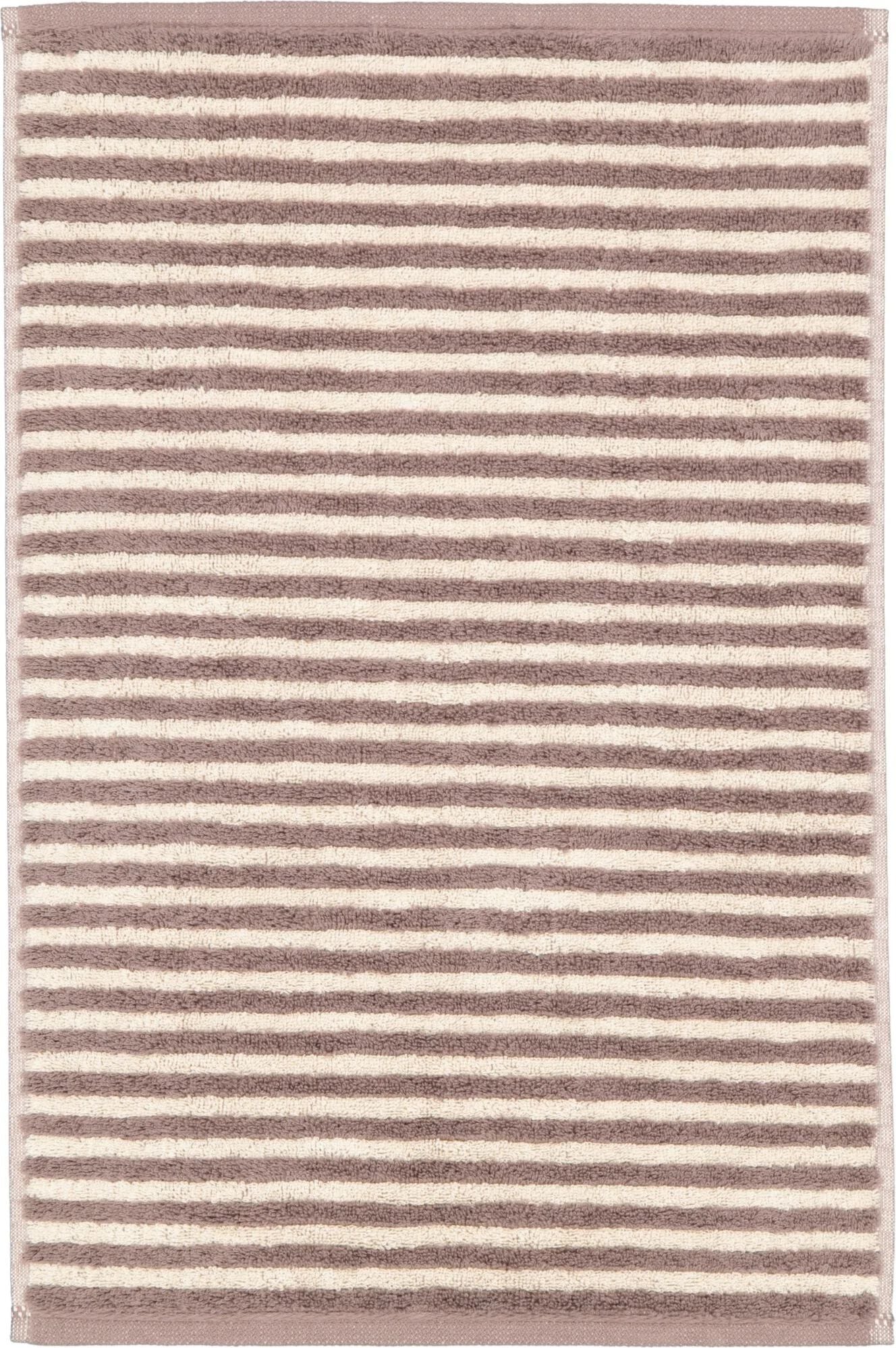 Ręcznik Lines w paski 30 x 50 cm brązowy