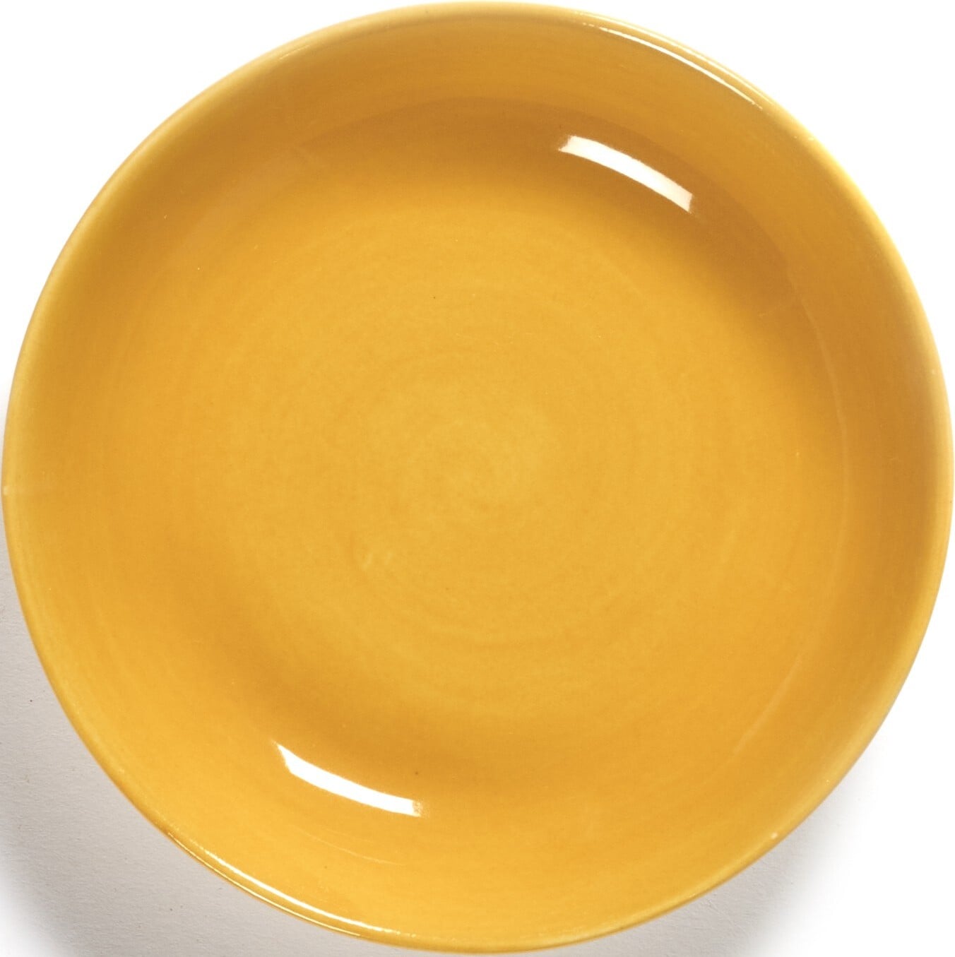 Miski Feast 11 5 cm żółto-białe 4 szt.