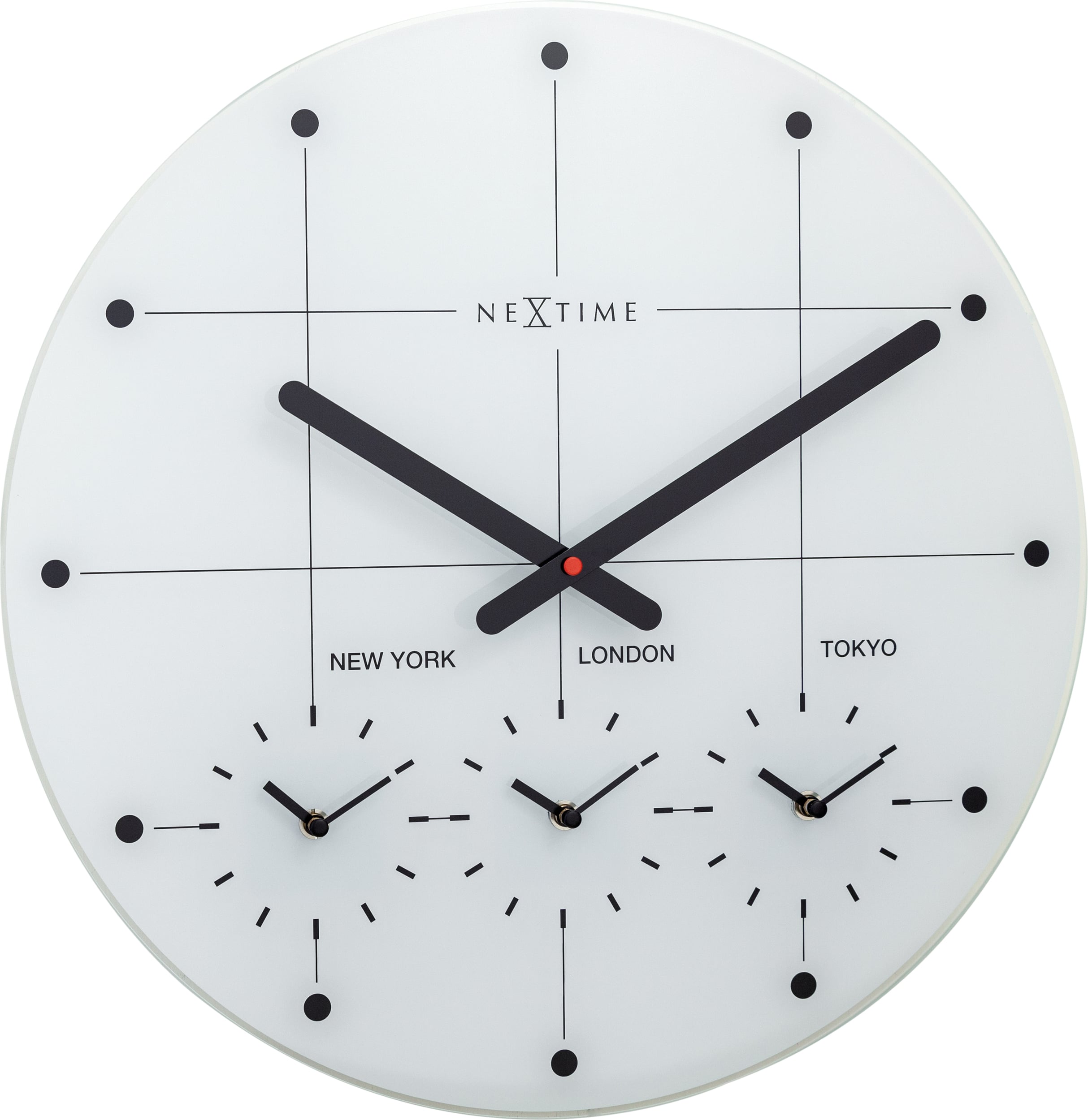 Zegar ścienny Big City 43 cm biały