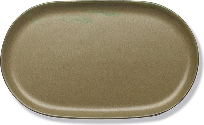 Półmiski owalne Surface 25 cm ciemnozielone 2 szt.