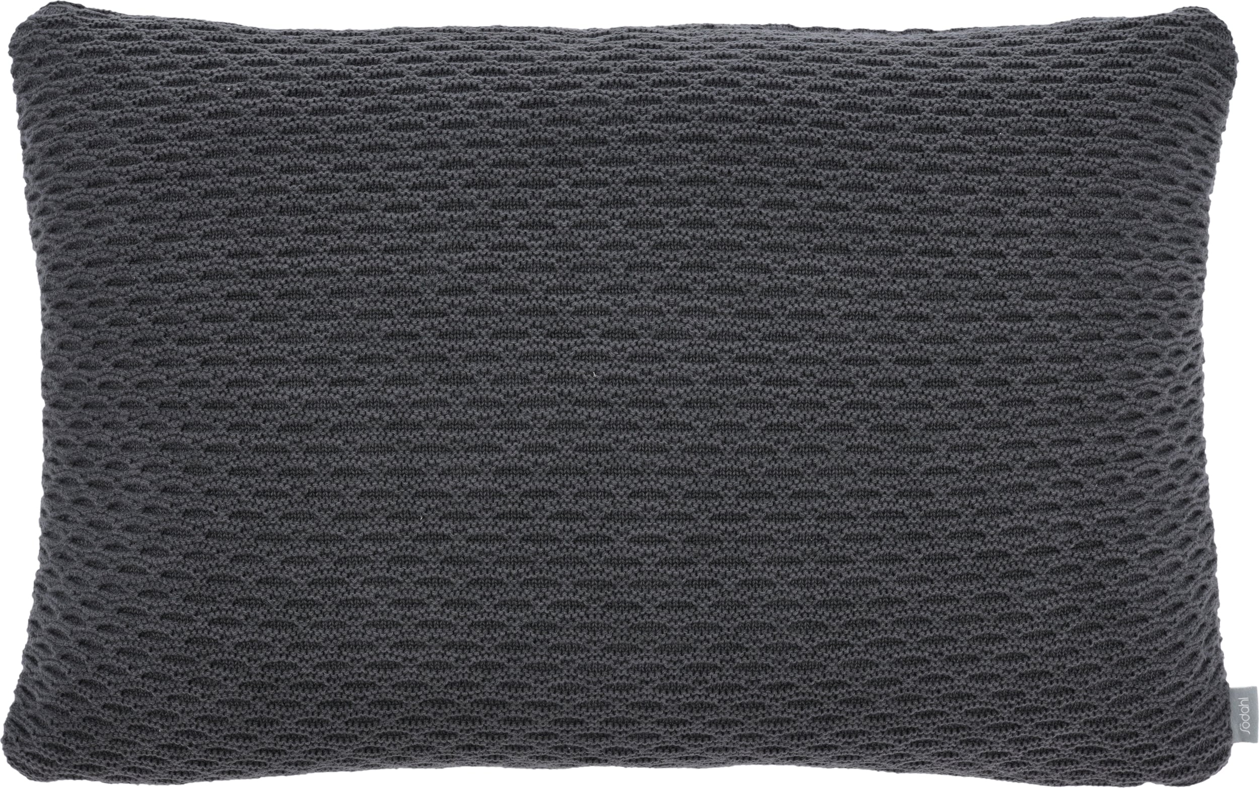 Poduszka dekoracyjna Wave Knit 40 x 60 cm popielata