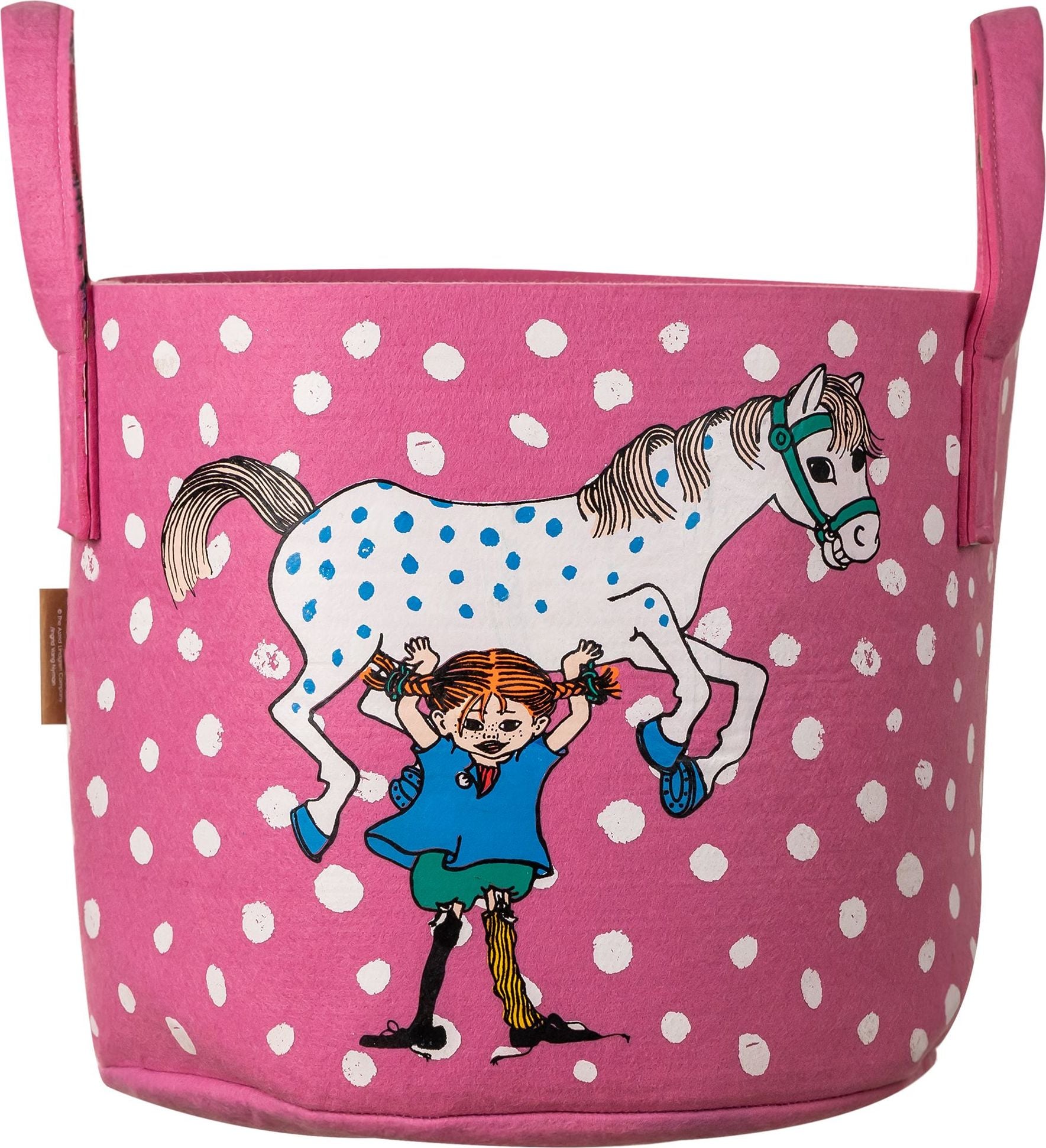Kosz do przechowywania Muurla Pippi Pończoszanka Pippi and the Horse 30 l