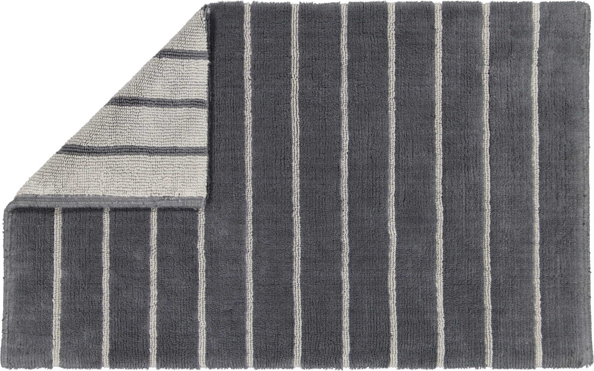 Dwustronny dywanik łazienkowy Balance 60 x 100 cm antracytowy