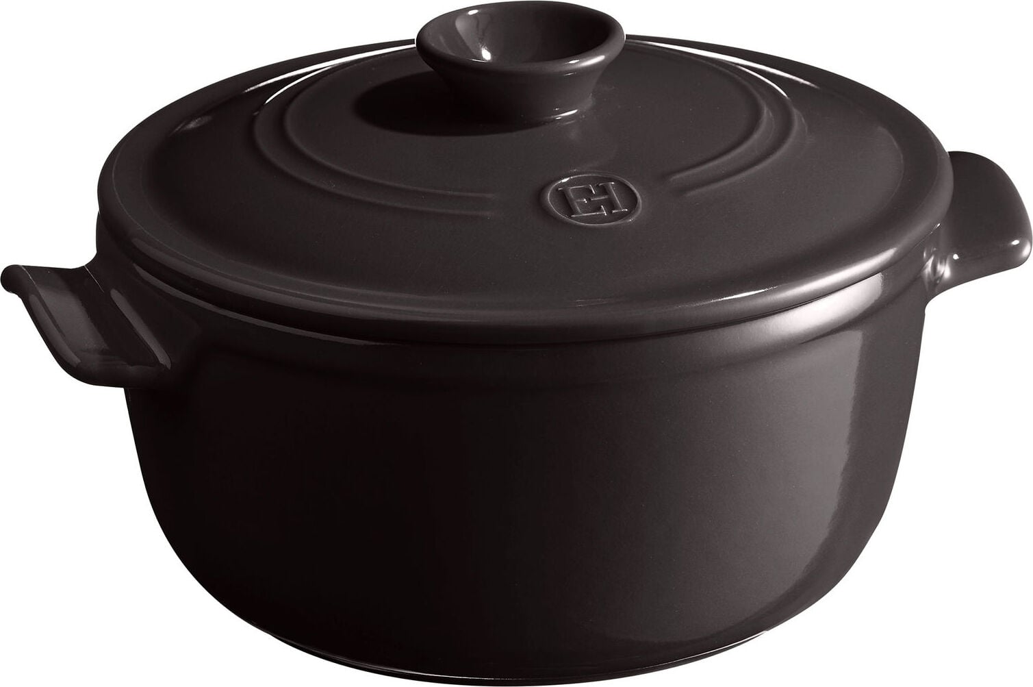 Garnek ceramiczny Emile Henry 2 5 l czarny