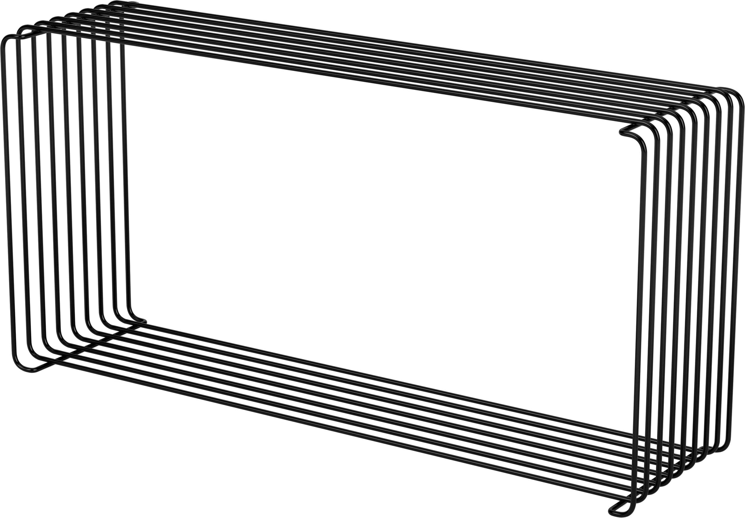 System modułowy Panton Wire 70 x 18 8 x 34 8 cm czarny