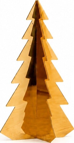 Dekoracja De Oro choinka 15 cm