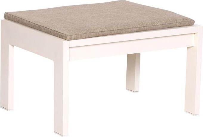 Stołek lub stolik boczny Haus kwadratowy 52 cm beżowy