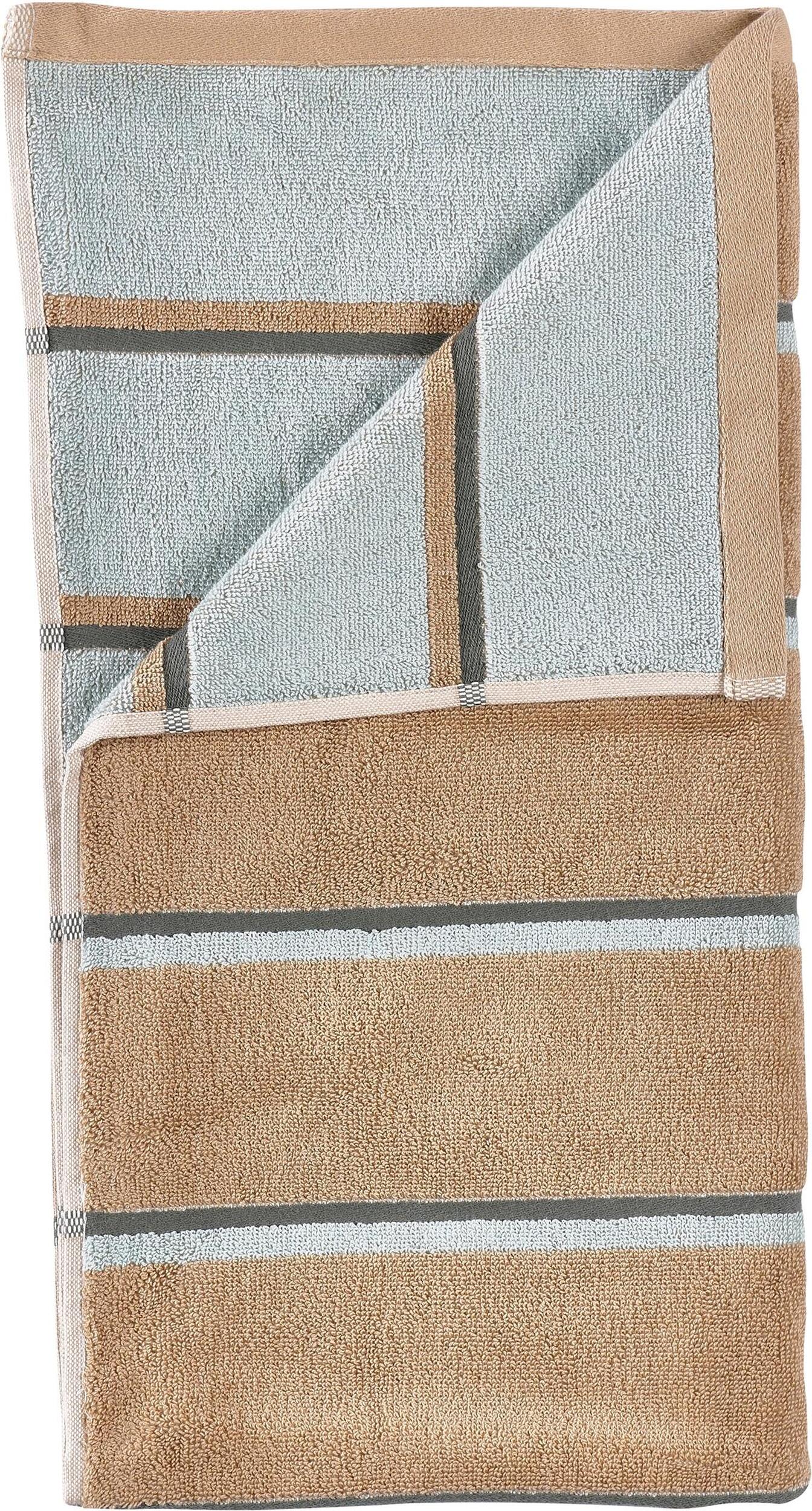 Ręcznik Sauna 70 x 140 cm brązowo-szary