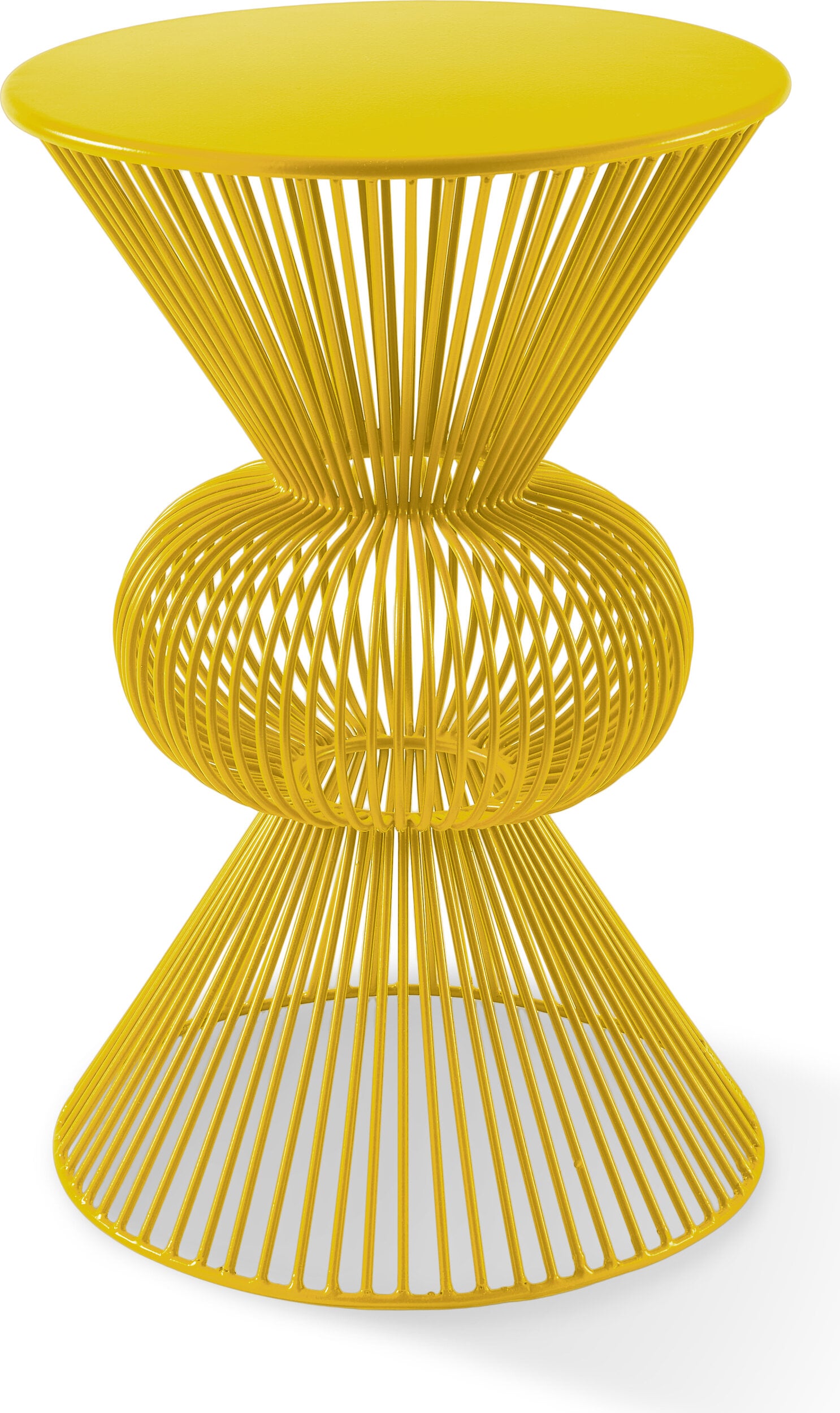 Stołek Wired Ball żółty