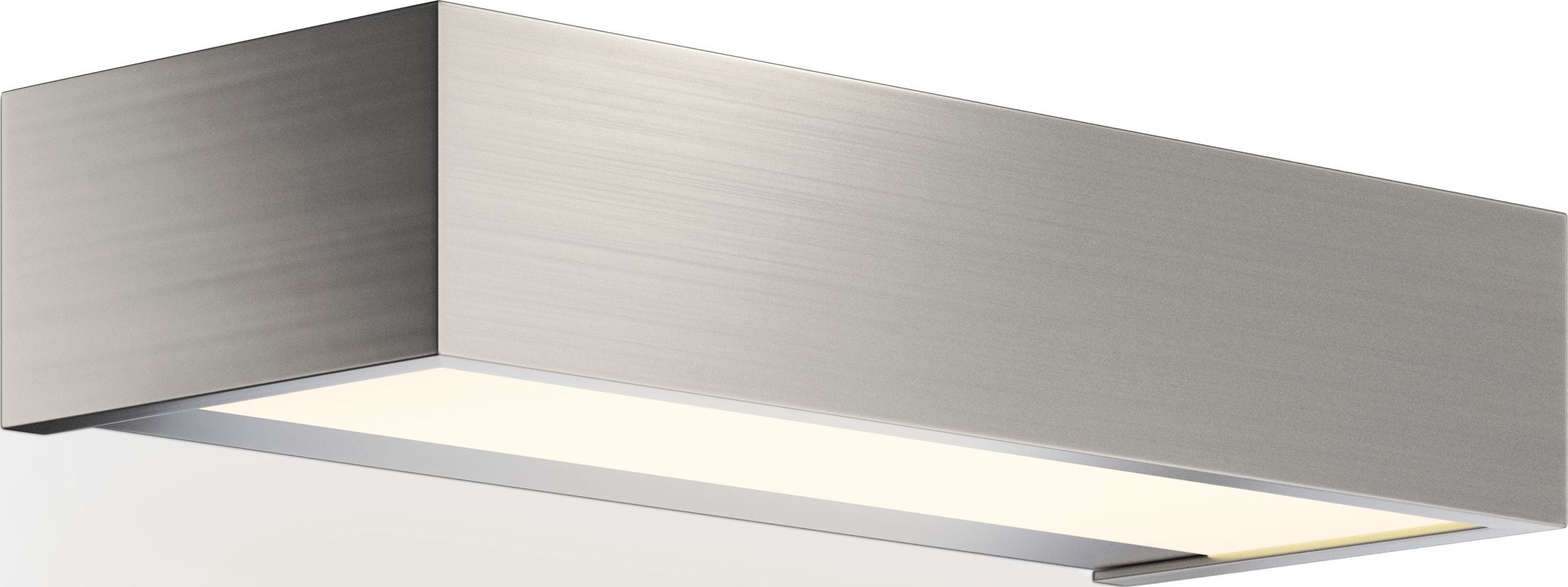 Lampa ścienna Box LED 25 cm nikiel