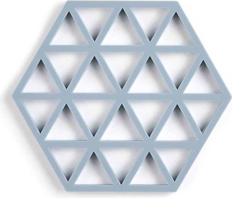 Podstawka pod gorące naczynia Triangles szaroniebieska