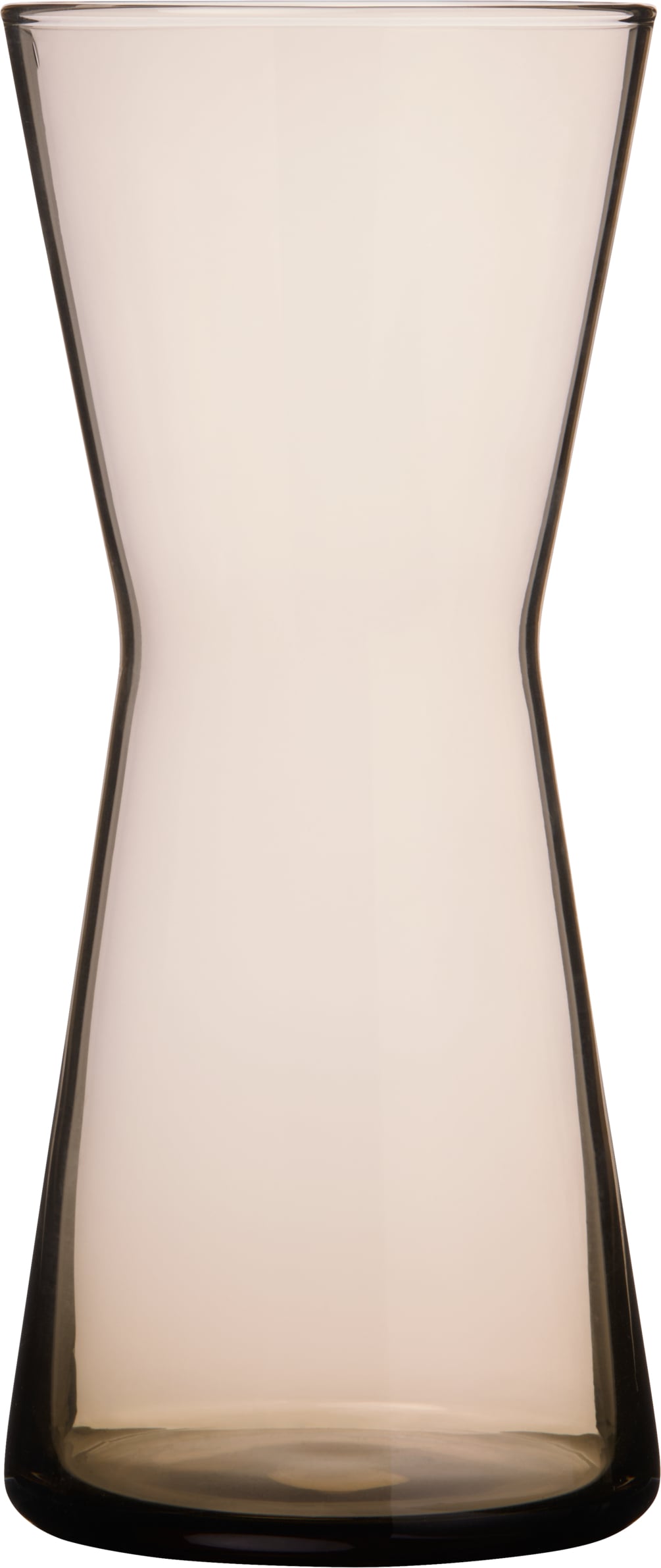Wazon Kartio 22 cm przezroczysto-brązowy