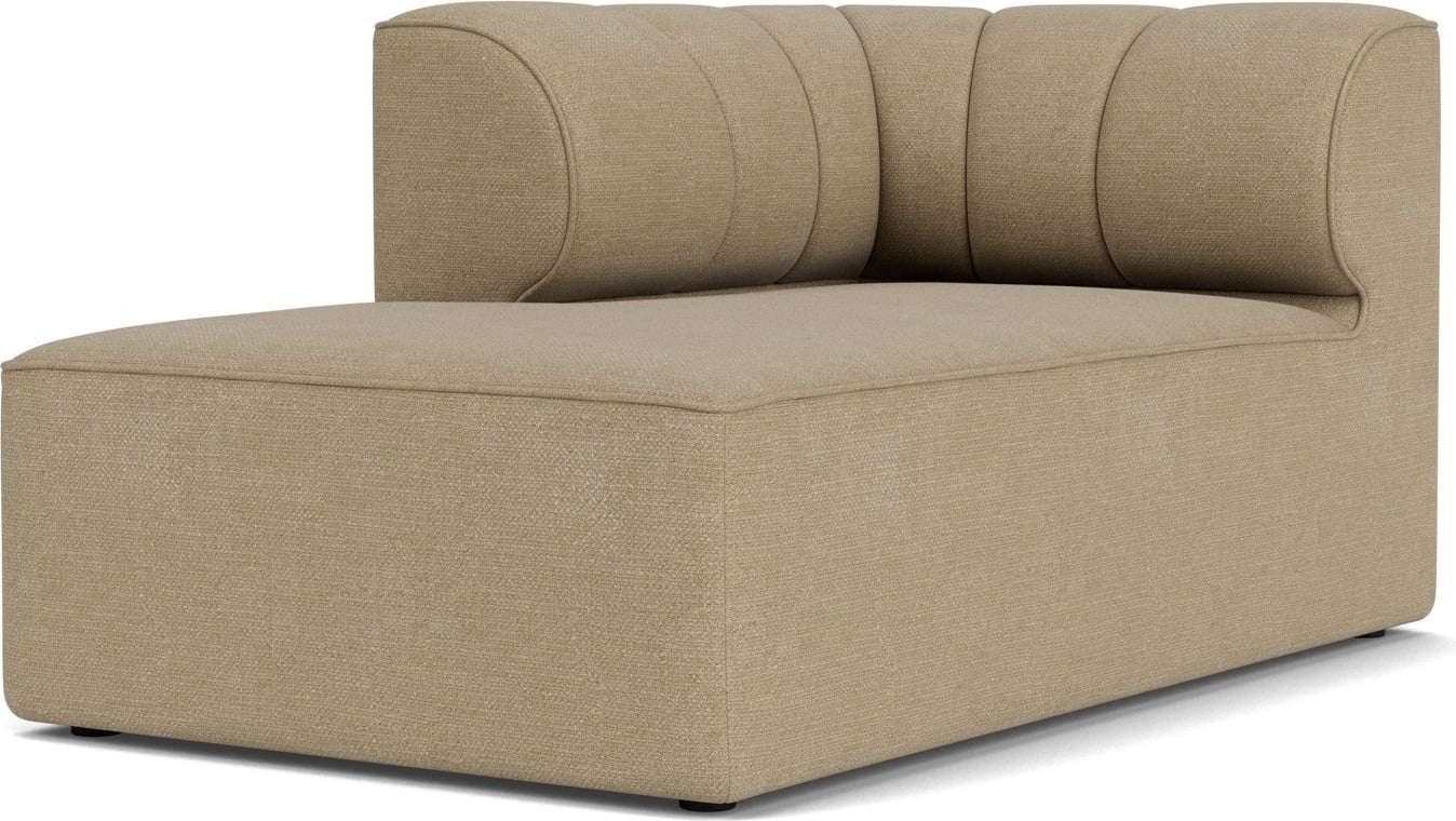 Szezlong lewostronny sofy modułowej Eave Seamline Bouclé 86 x 142 cm beżowy