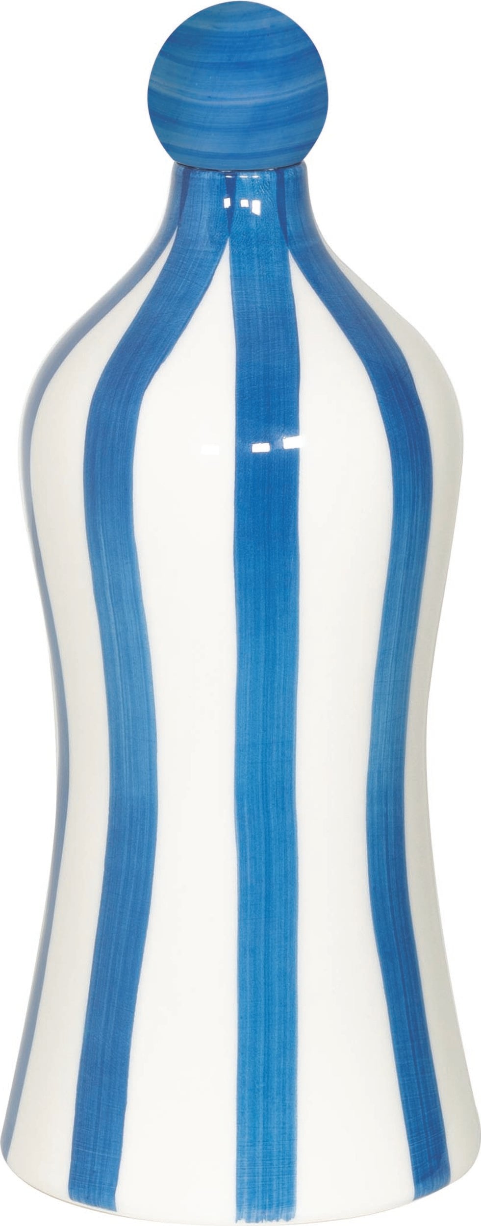 Butelka lub podstawa do lamp Poldina Stopper Lido Righe niebieska