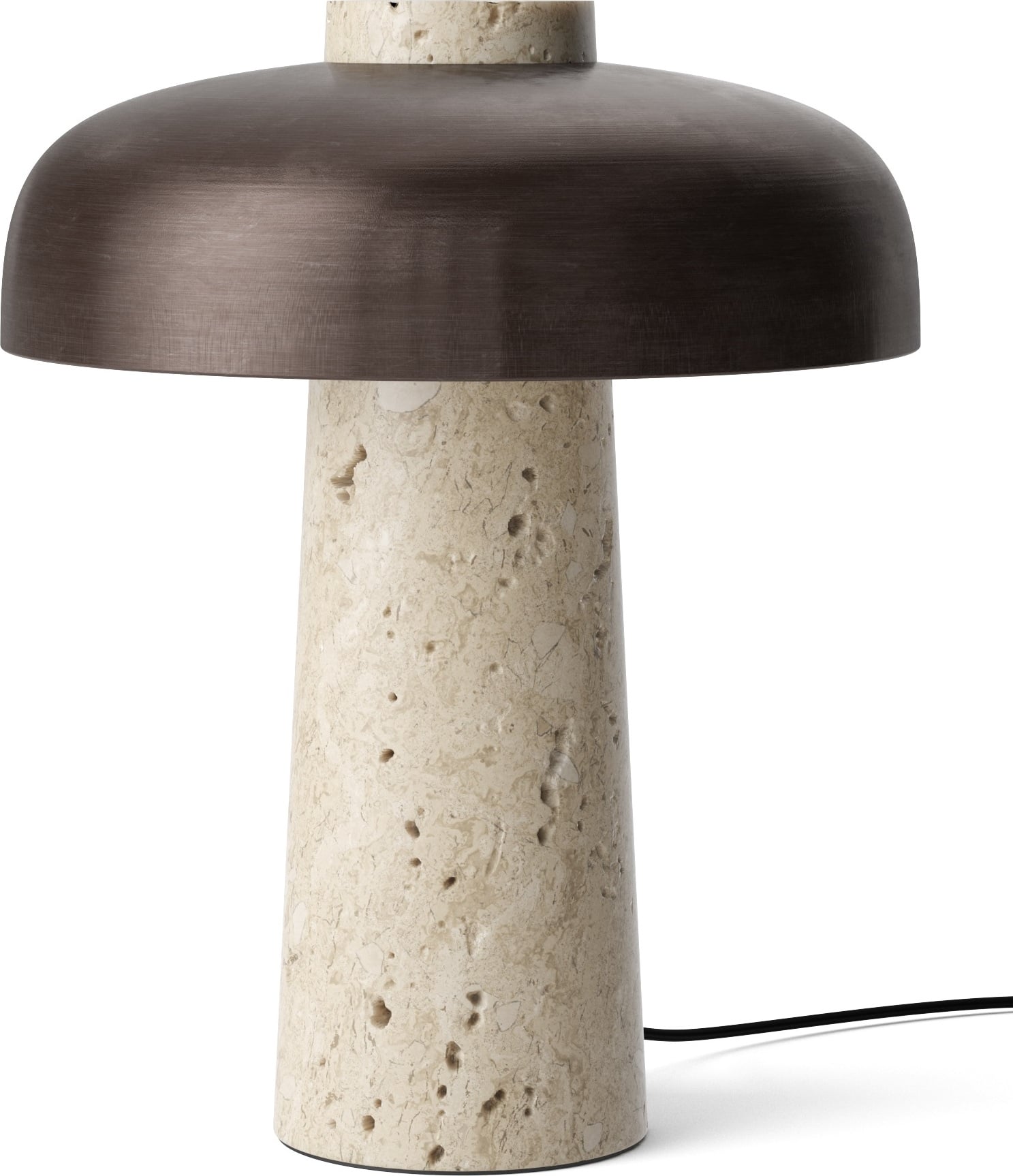 Lampa stołowa Reverse brązowo-beżowa