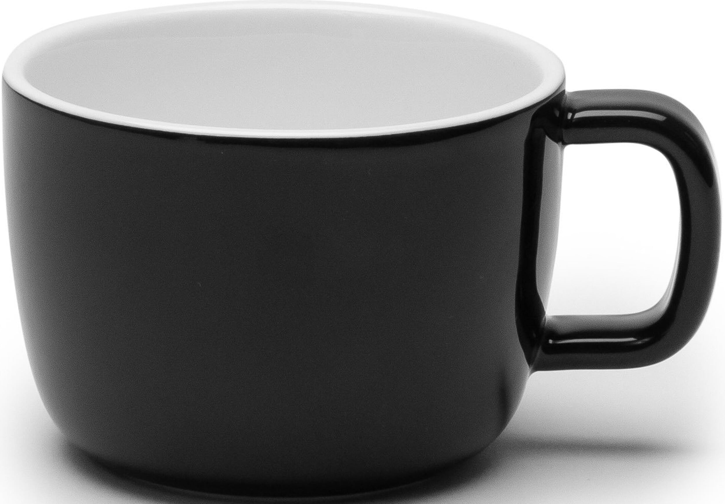 Filiżanki do cappuccino Passe-partout 200 ml czarno-białe 4 szt.