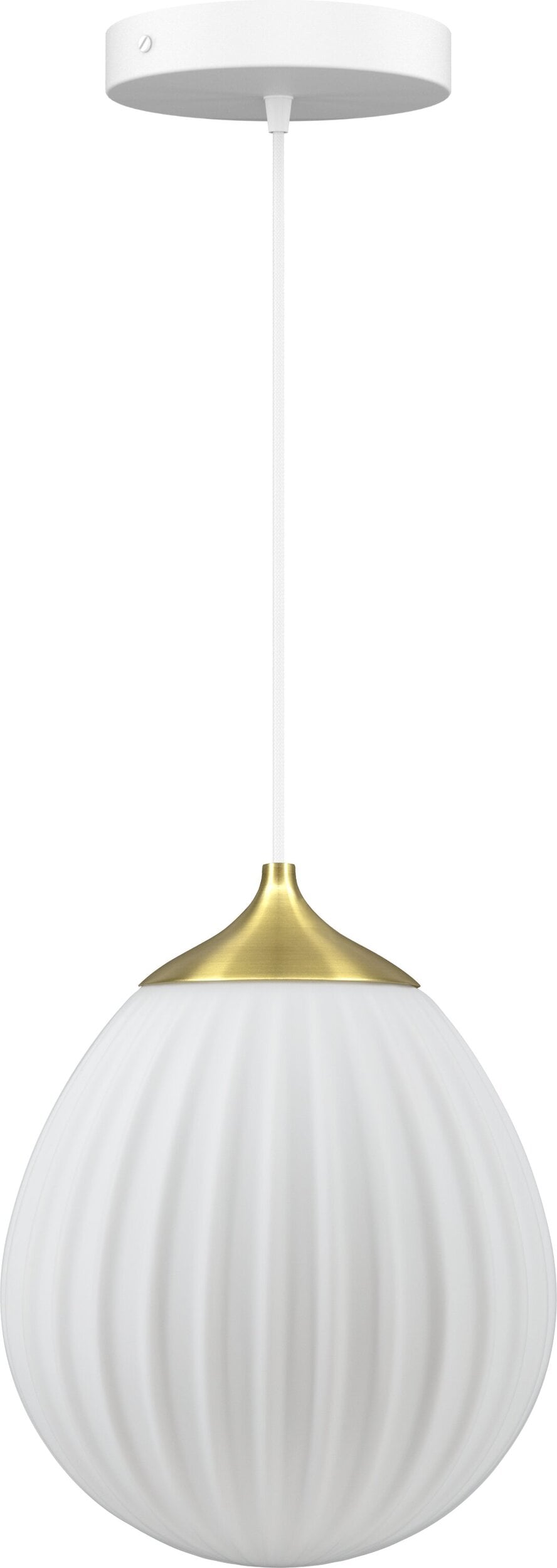 Lampa wisząca Around The World mini złoto-biała