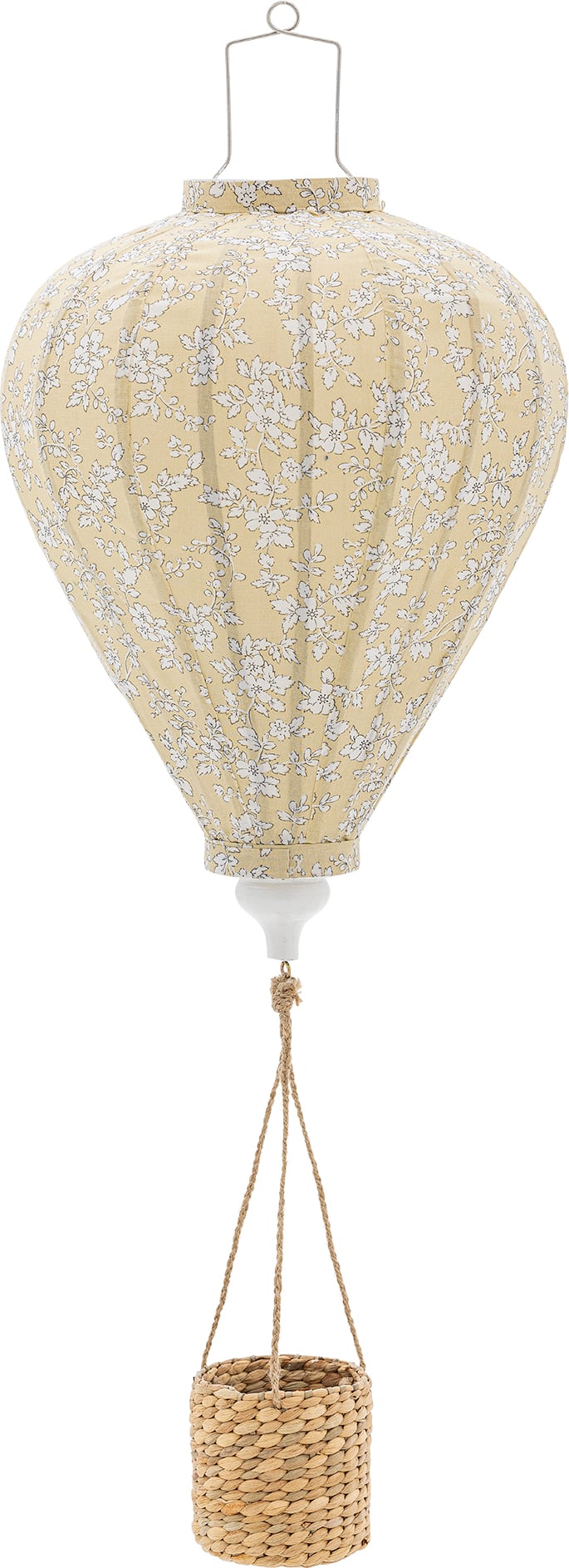 Dekoracja wisząca Pomp 85 cm żółta