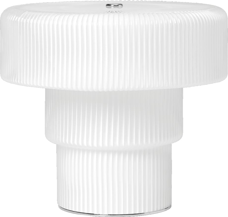 Lampa stołowa bezprzewodowa Ripple 16 5 cm biała