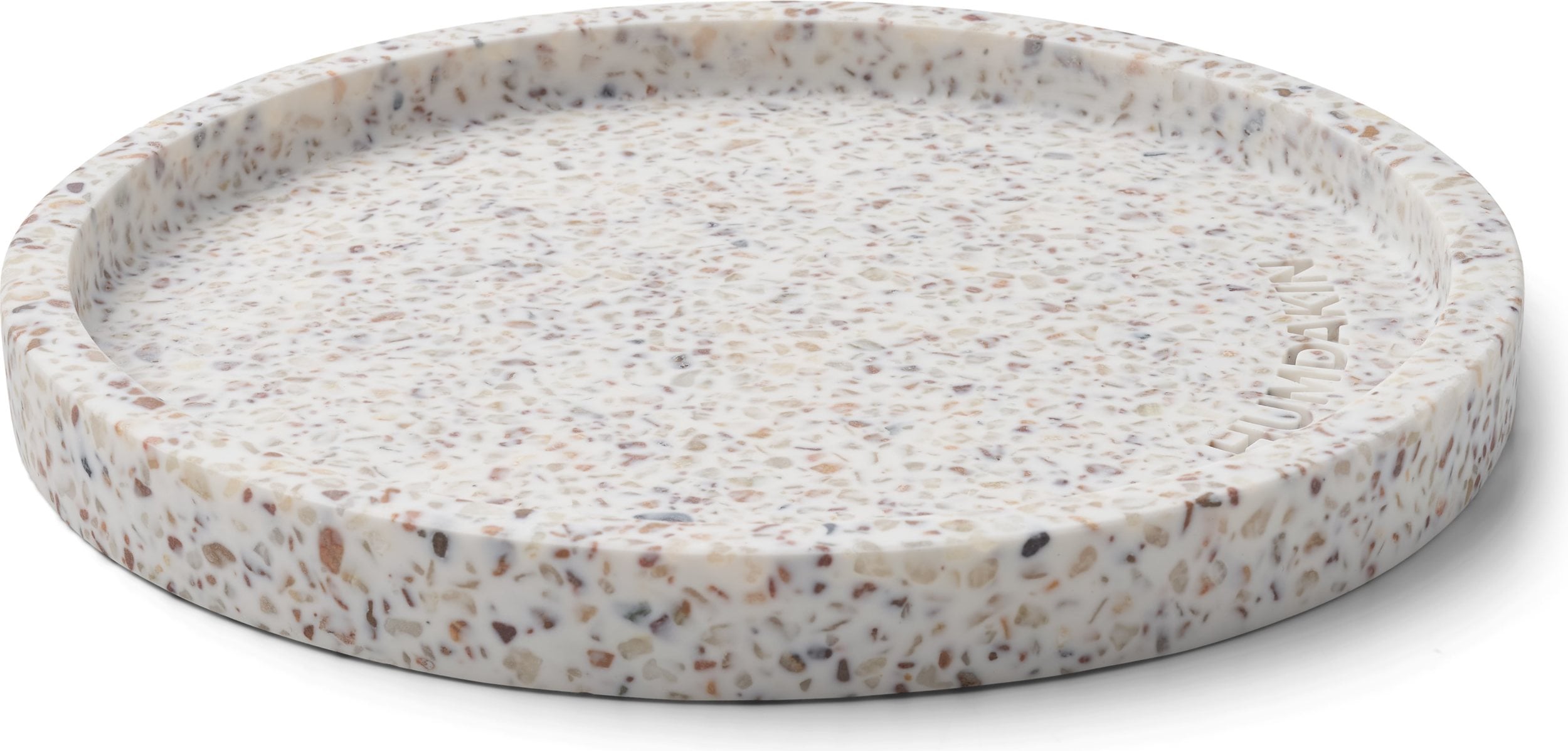 Taca dekoracyjna Humdakin Terrazzo 20 cm beżowa