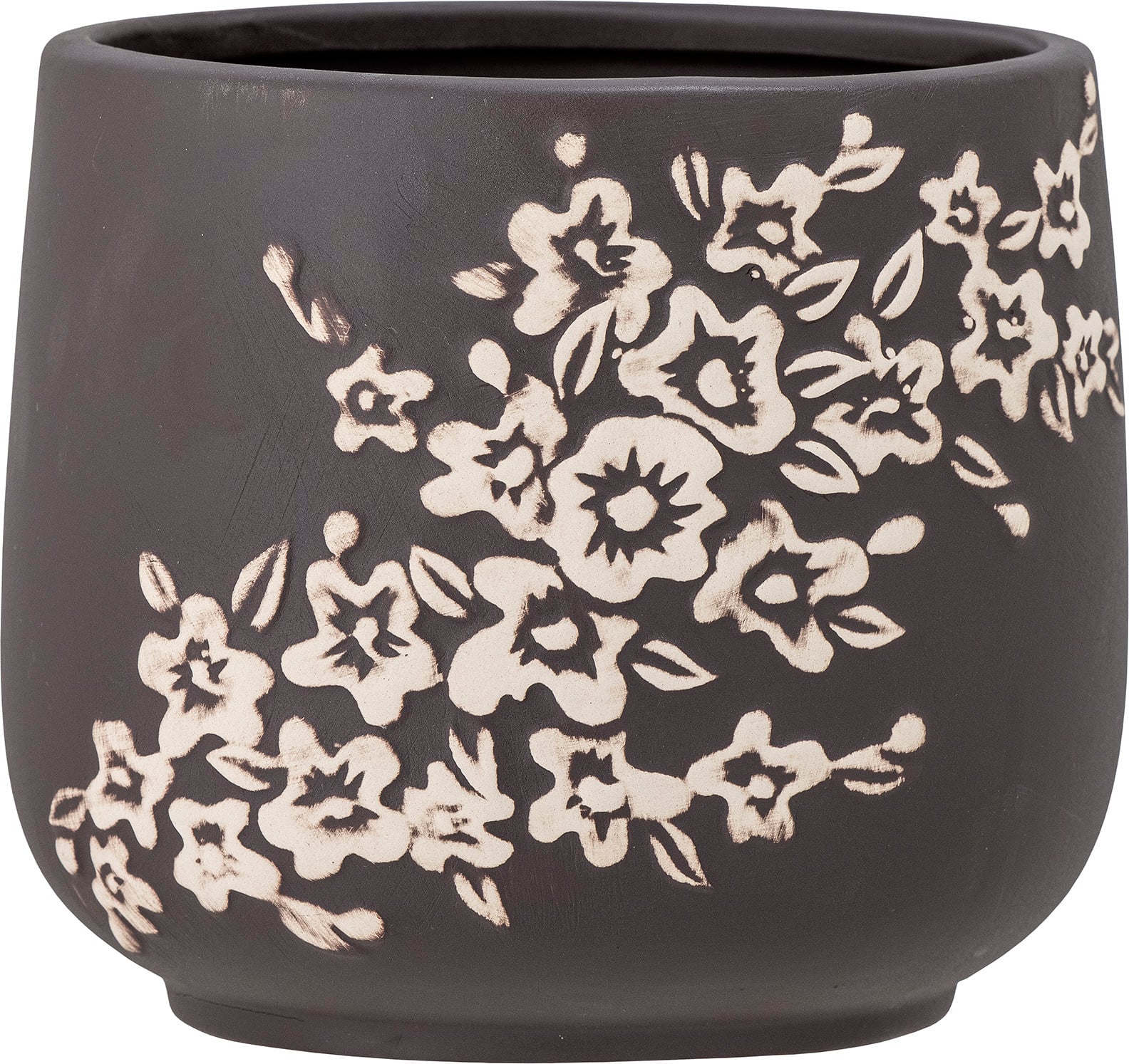 Osłonka na doniczkę Betino 19 cm brązowa
