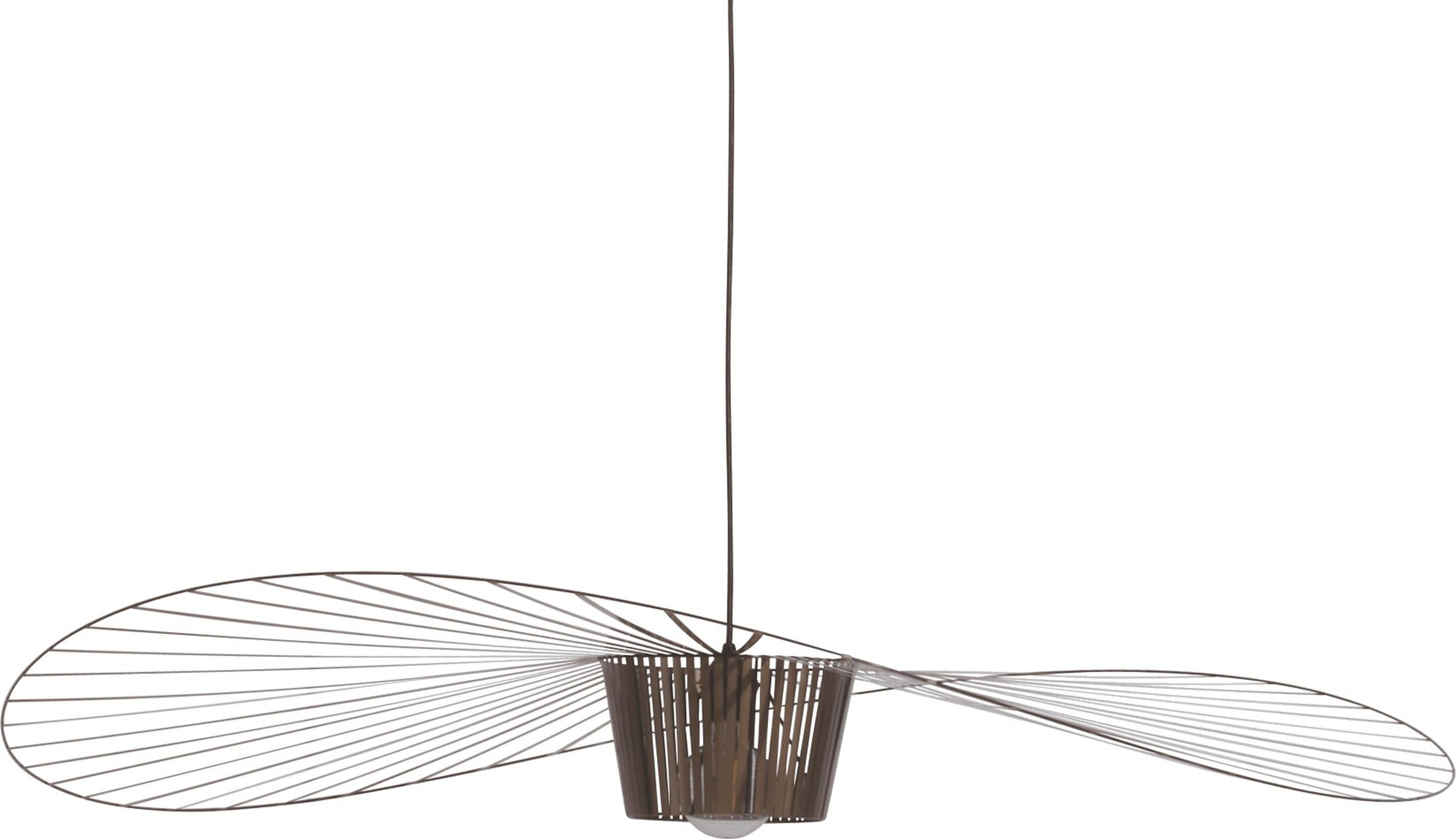 Lampa wisząca Vertigo 140 cm brązowa