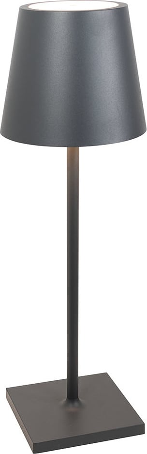 Lampa stołowa Poldina 49 7 cm ciemnoszara