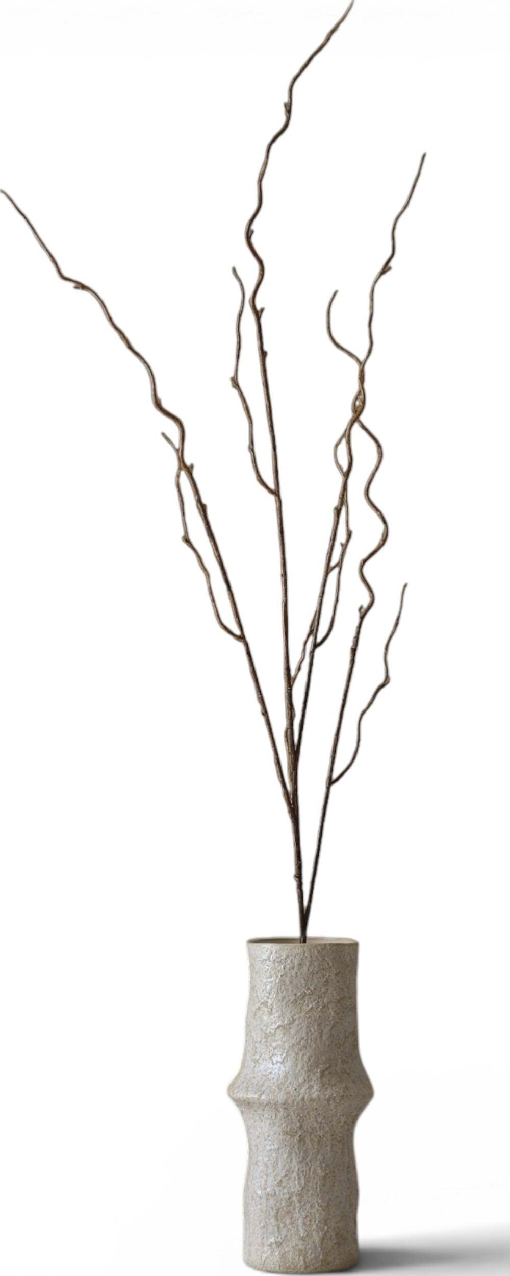 Gałązka sztuczna Botane wierzba 120 cm brązowa kręcona