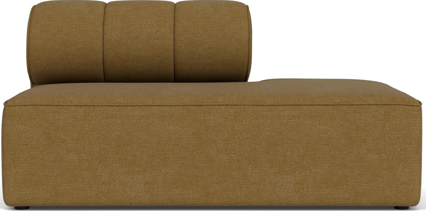 Zakończenie prawostronne sofy modułowej Eave Seamline Bouclé 86 x 142 cm brązowe