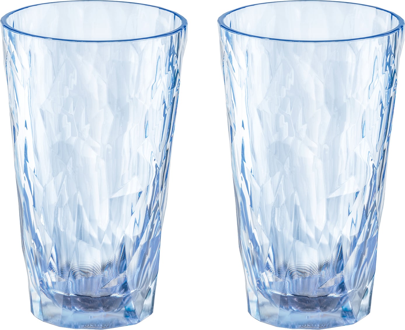 Szklanki z tworzywa Club No. 6 Tritan 300 ml turkusowe 2 szt.