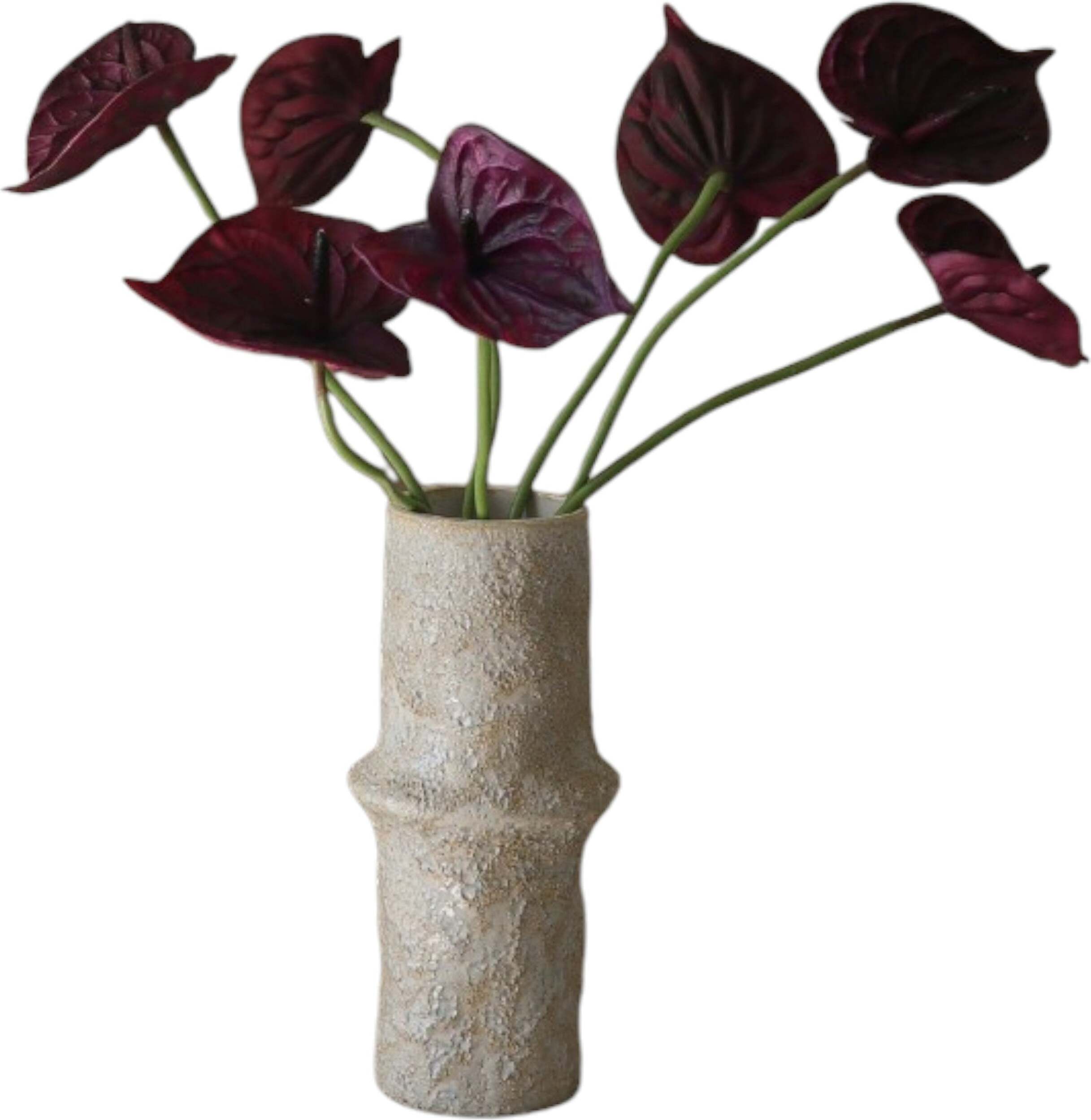 Kwiaty sztuczne bukiet Purple Anthurium