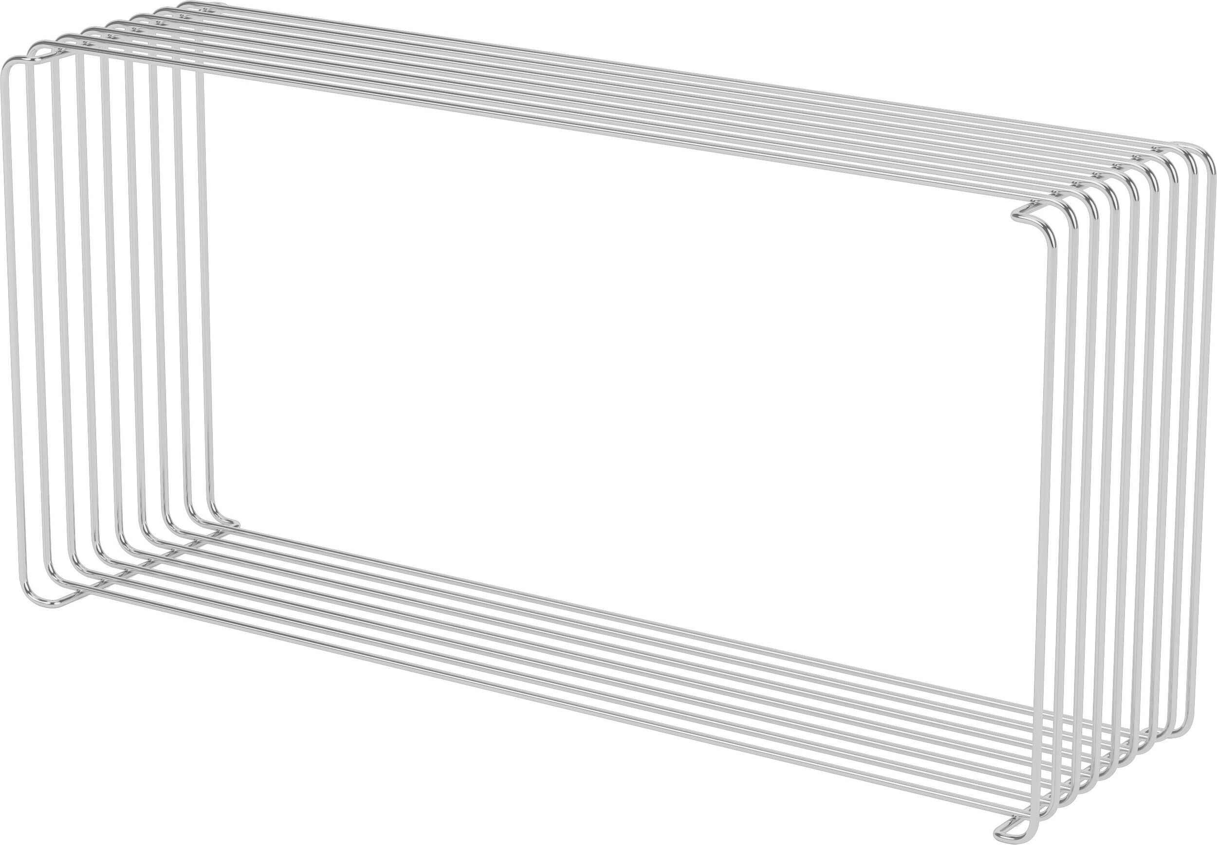 System modułowy Panton Wire 70 x 18 8 x 34 8 cm chromowany