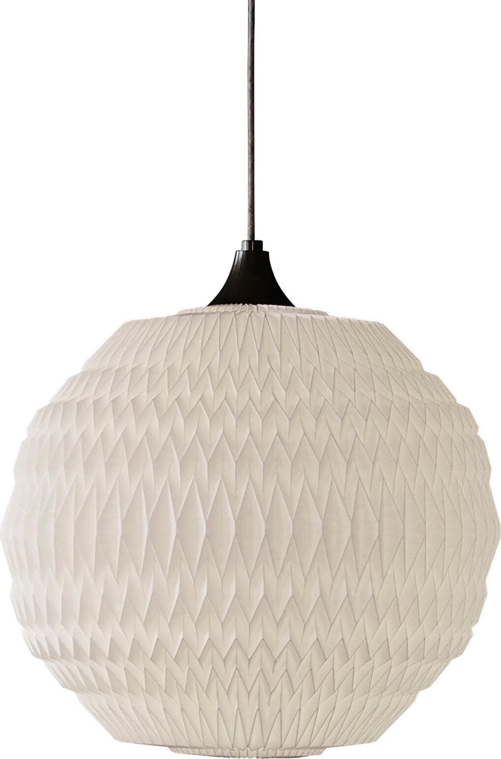 Lampa wisząca Caleo White 3 z papierowym kloszem