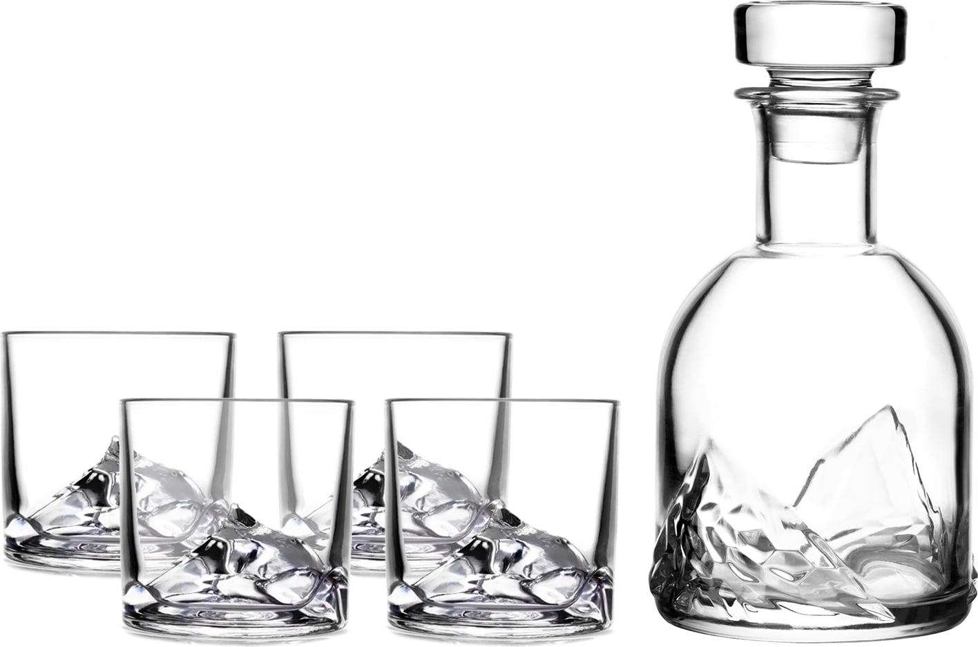 Karafka do whisky Everest ze szklankami 5 el.