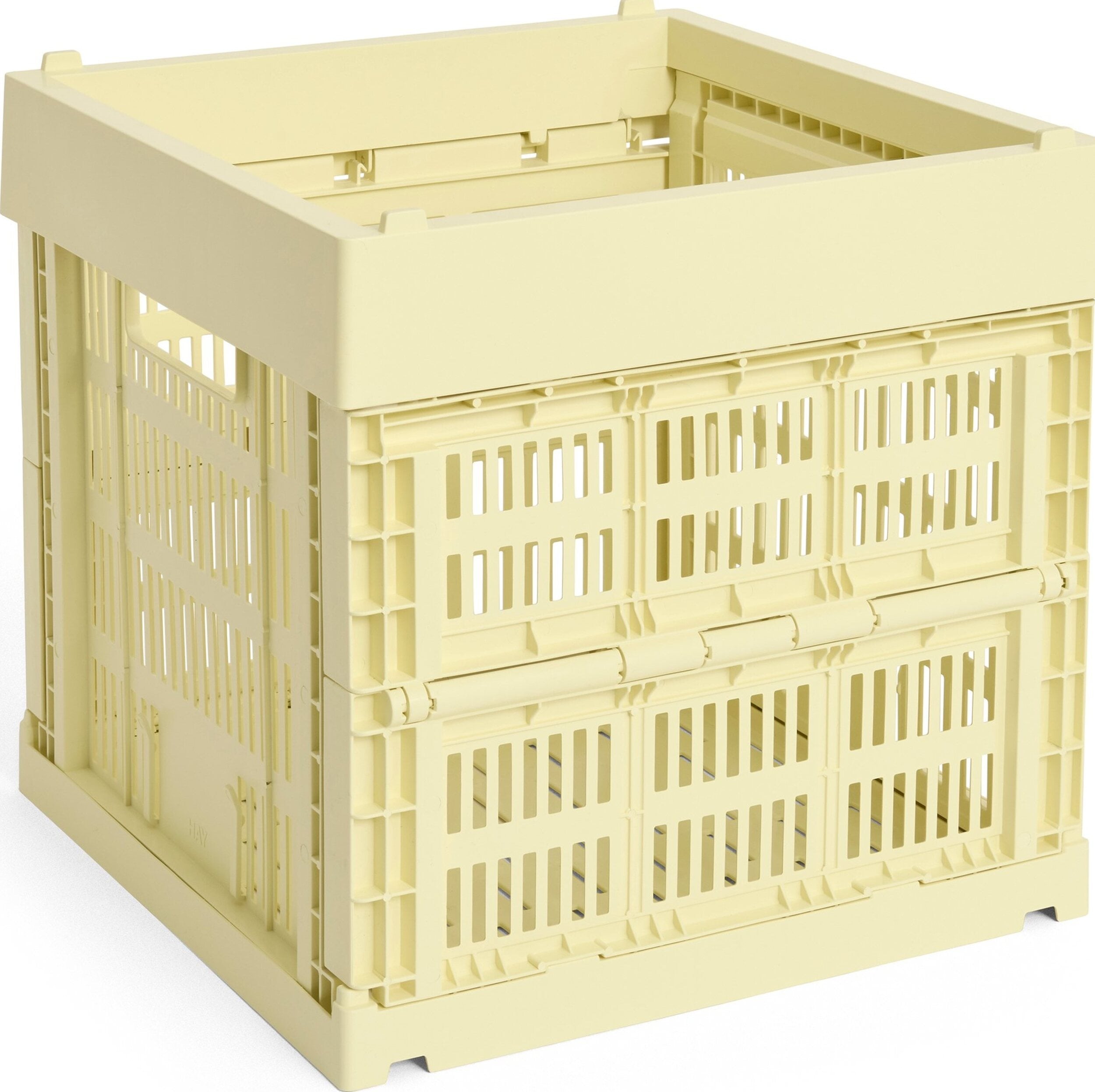 Kosz do przechowywania Hay Colour Crate Cube jasnożółty