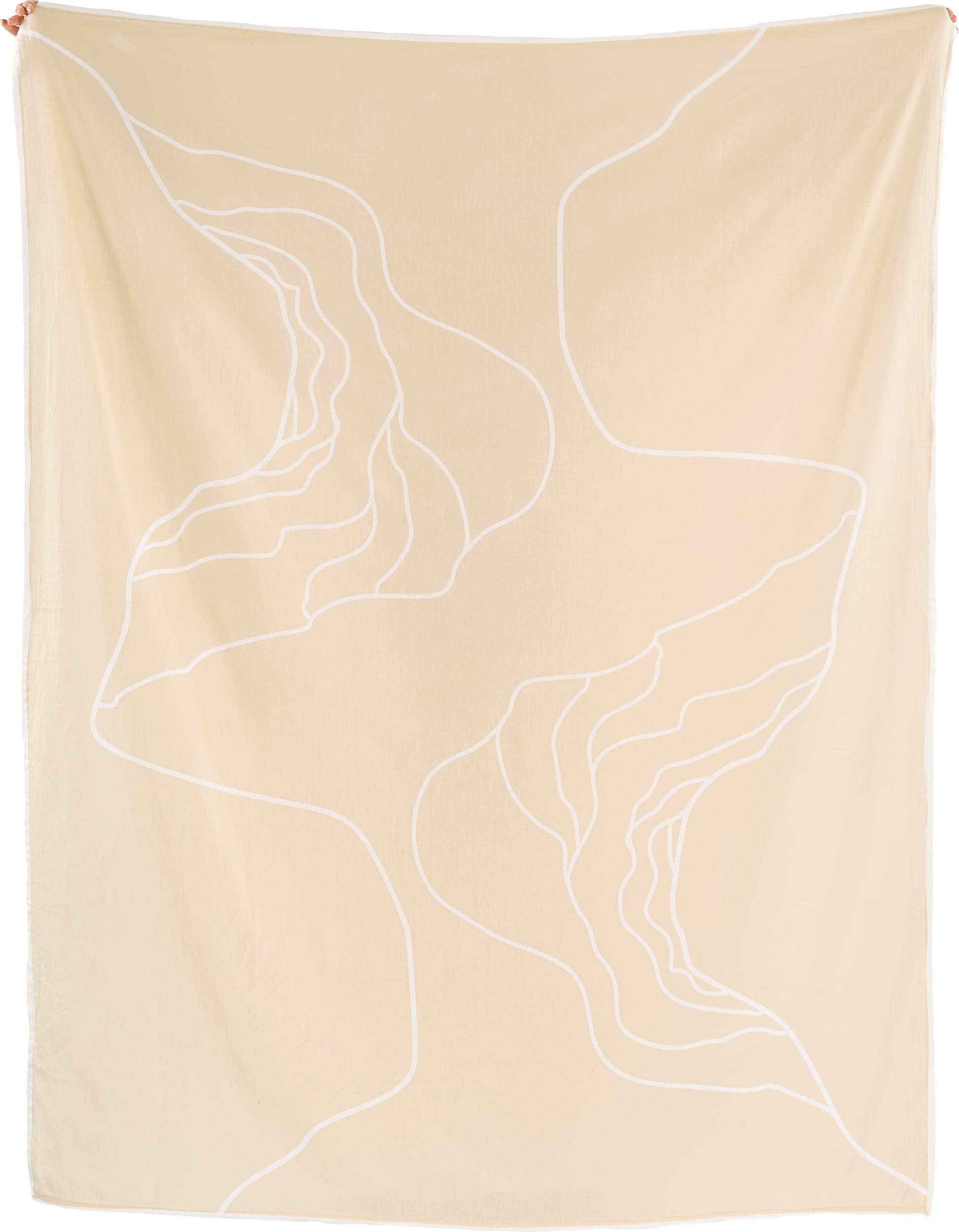Koc Reconnect 140 x 180 cm jasnożółty