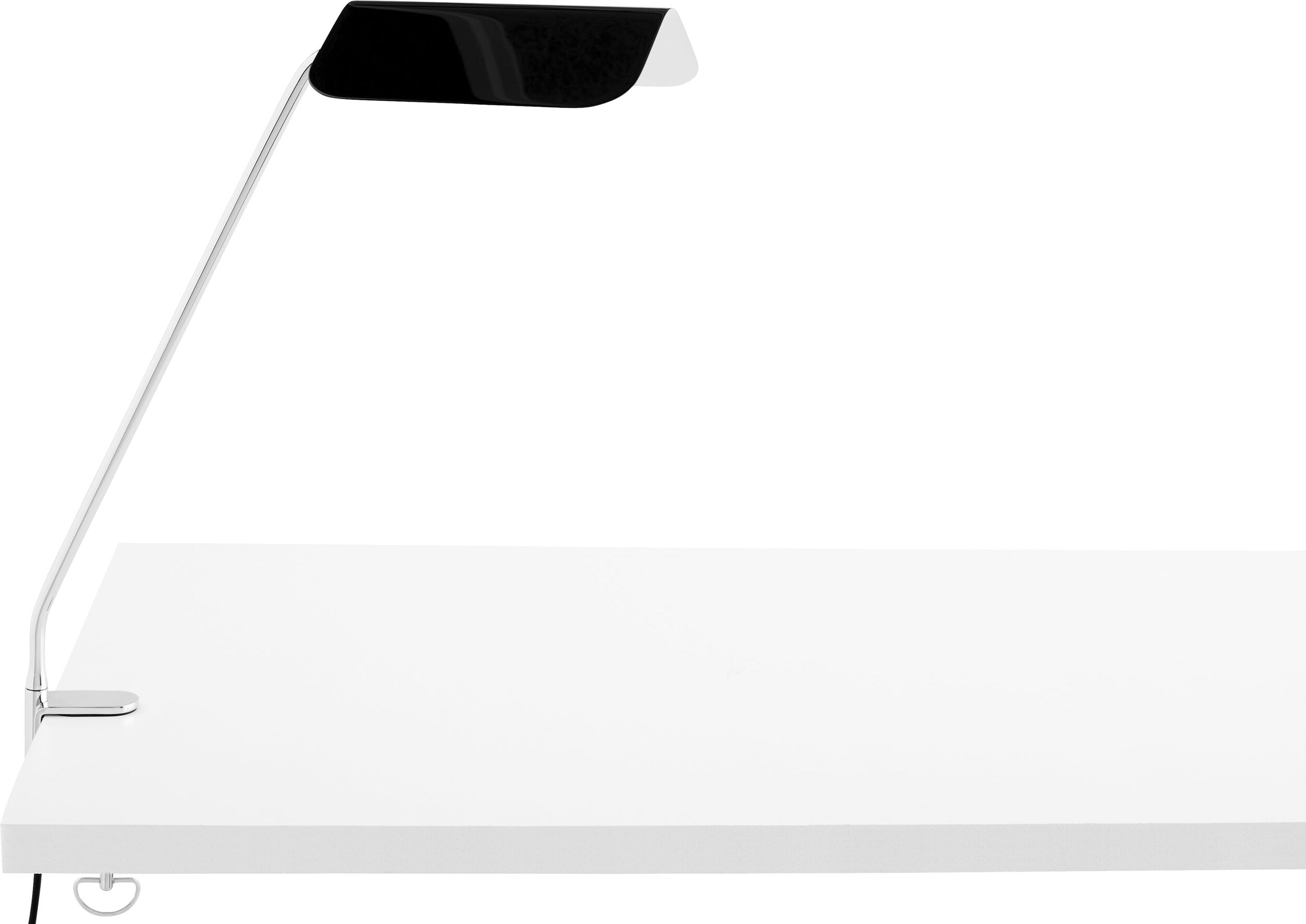 Lampa biurkowa Apex czarna z klipsem