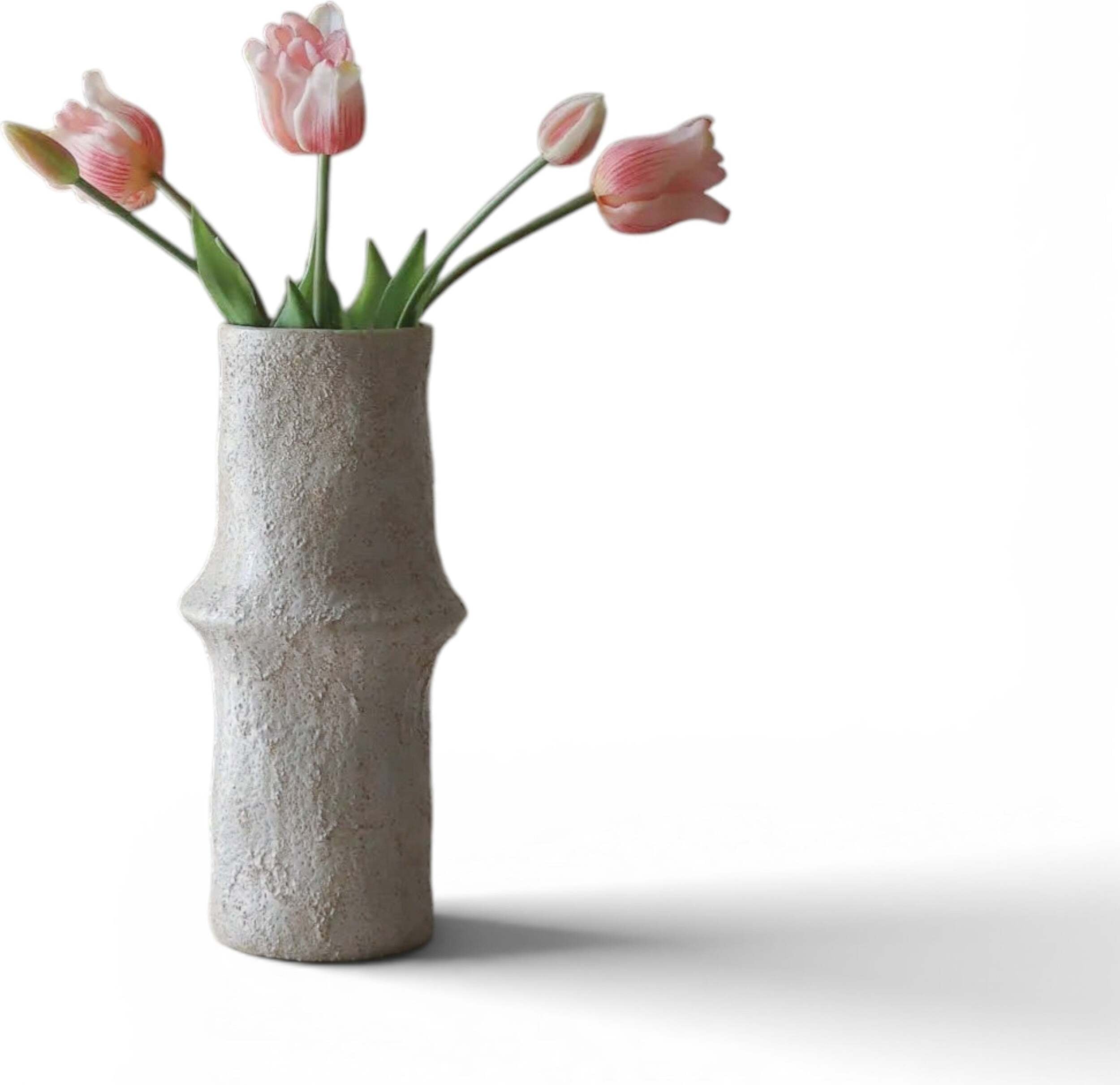 Kwiat sztuczny Botane tulipany 47 cm jasnoróżowe odmiana Triumph