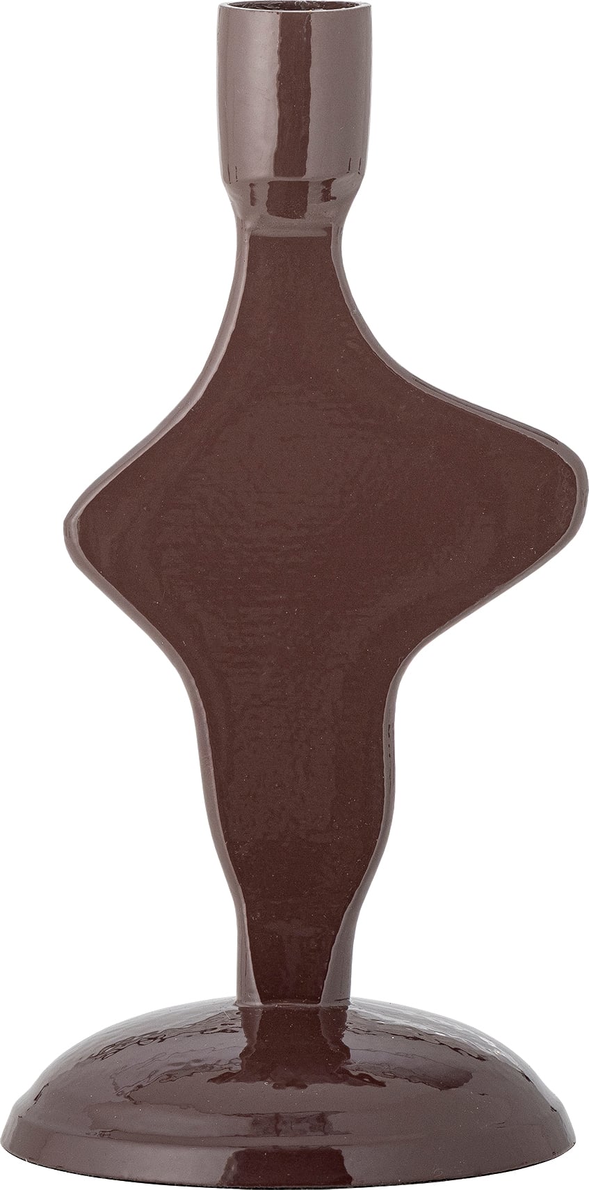 Świecznik na klasyczną świecę Cidra 20 cm brązowy