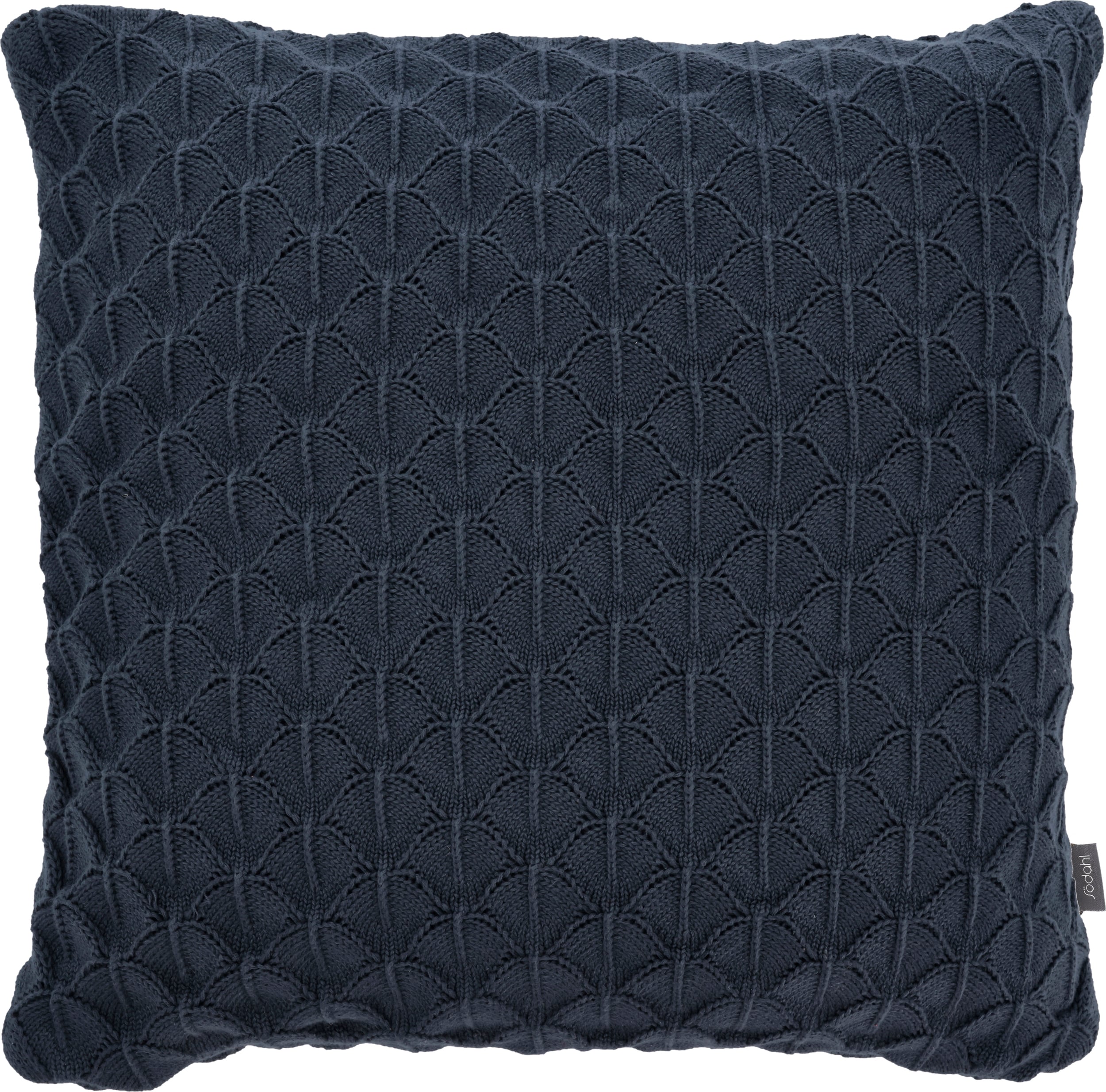 Poszewka dekoracyjna Scallop 45 x 45 cm indygo