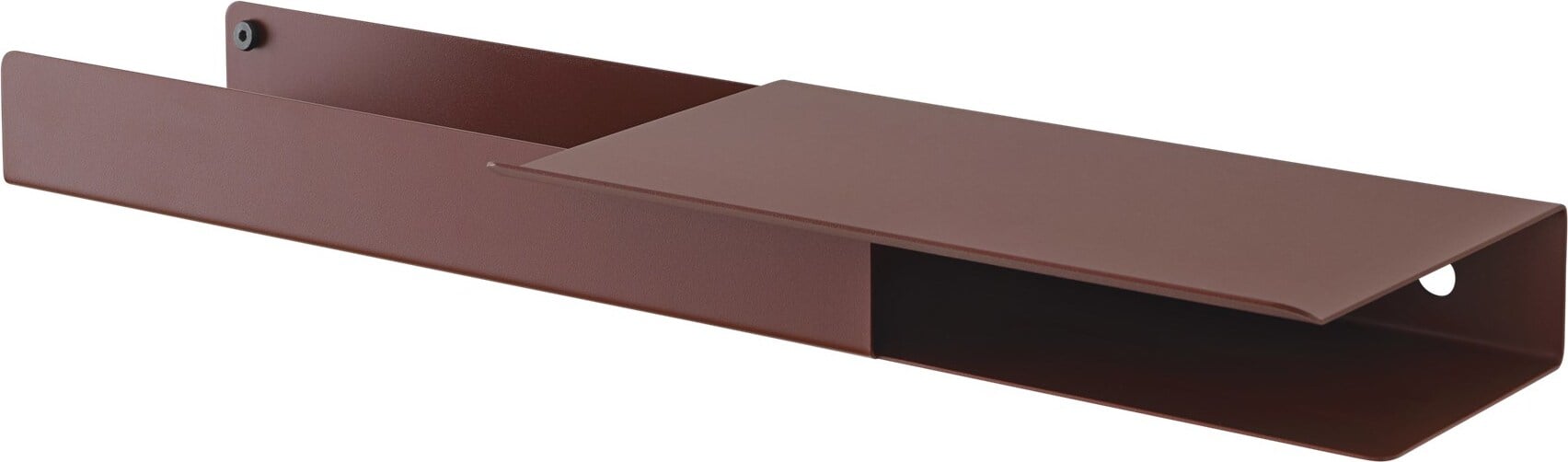 Półka ścienna Folded 62 x 5 4 cm czerwona