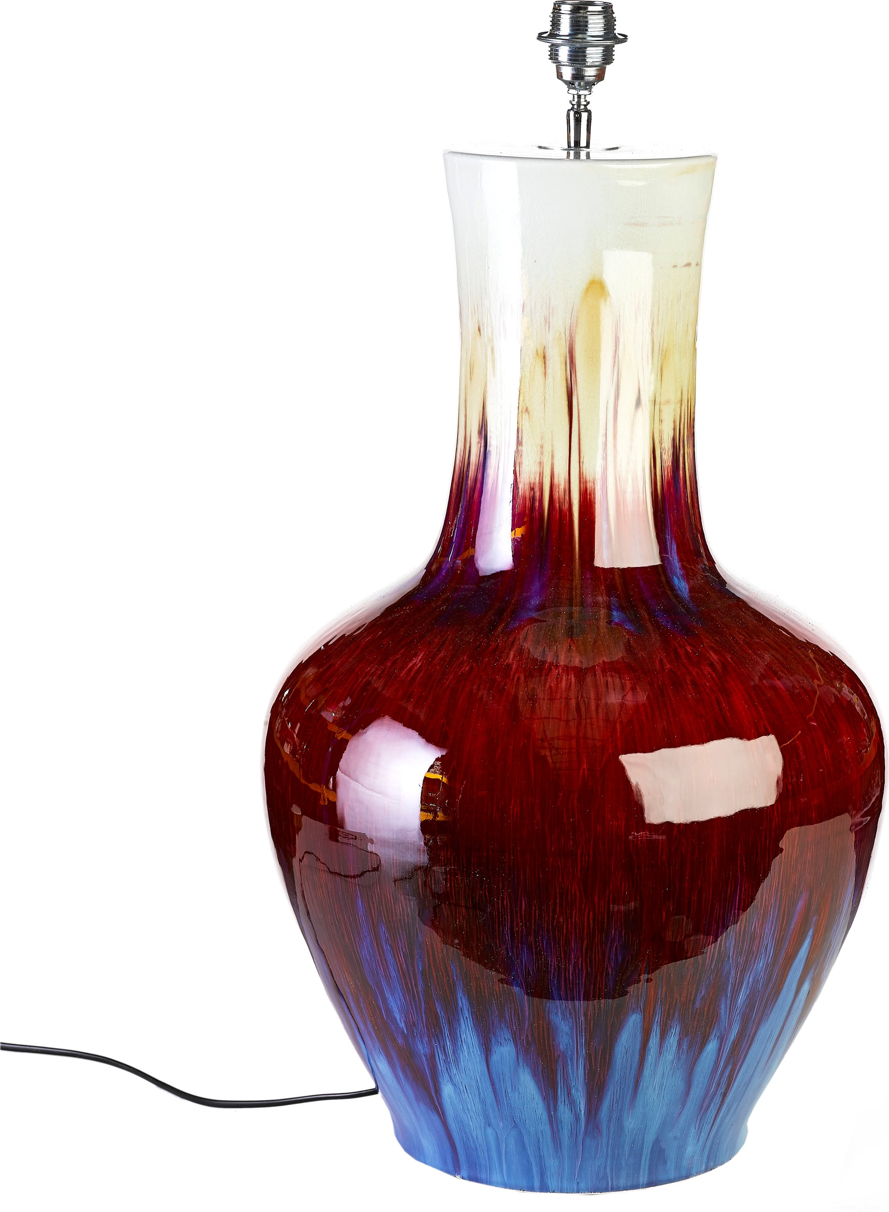 Podstawa do lampy nocnej Crazy 68 cm burgundowo-granatowa