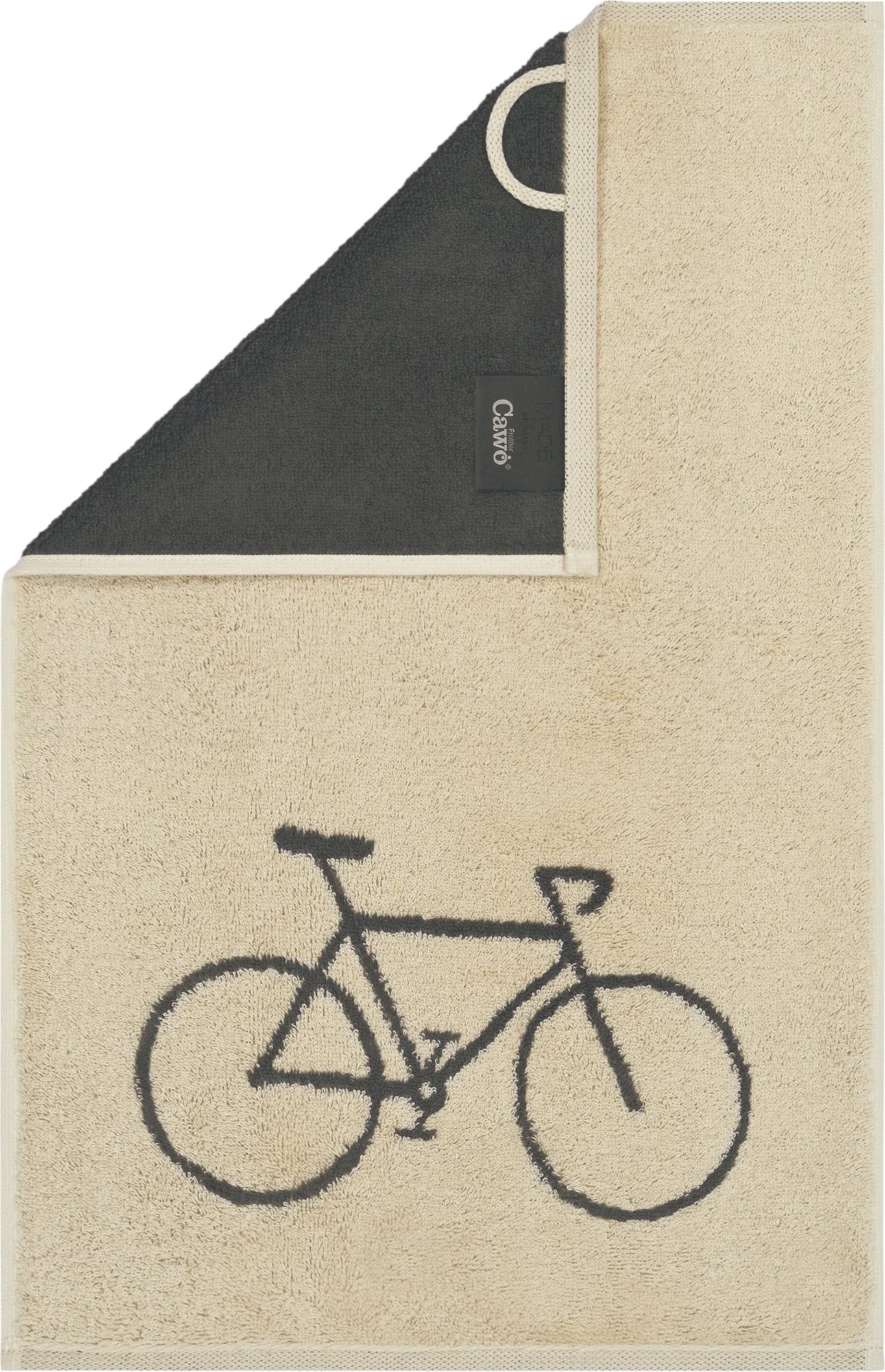 Ręcznik Postcards Bicycle 30 x 50 cm beżowy