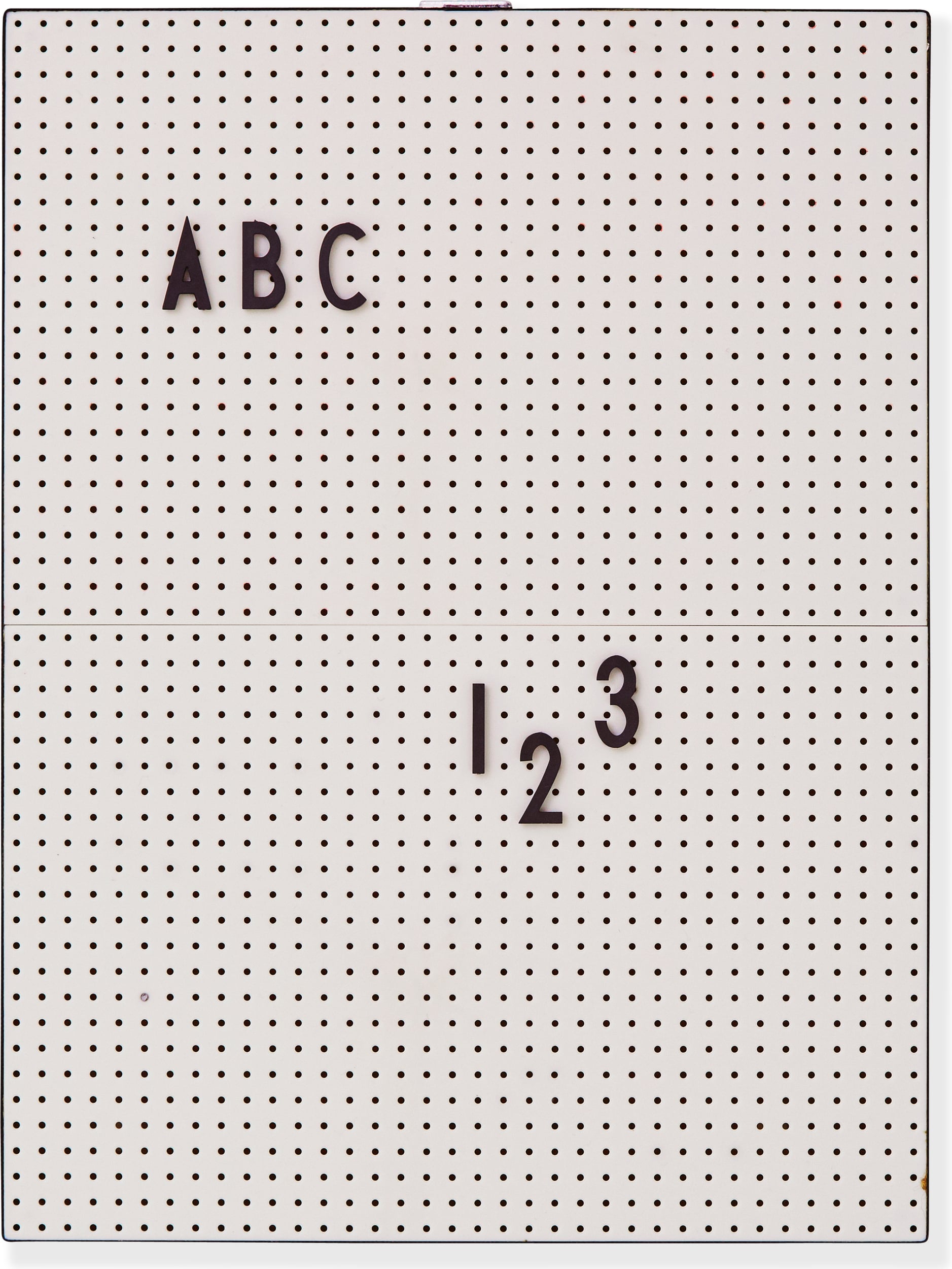 Tablica Design Letters A4 jasnoszara