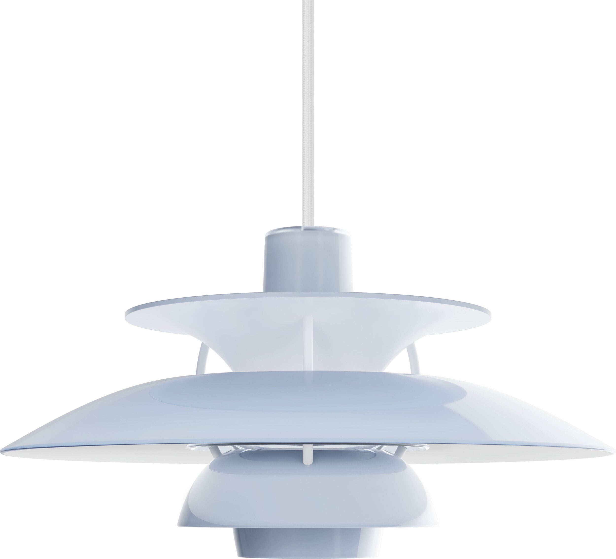 Lampa wisząca PH 5 320 Opal 32 cm błękitna