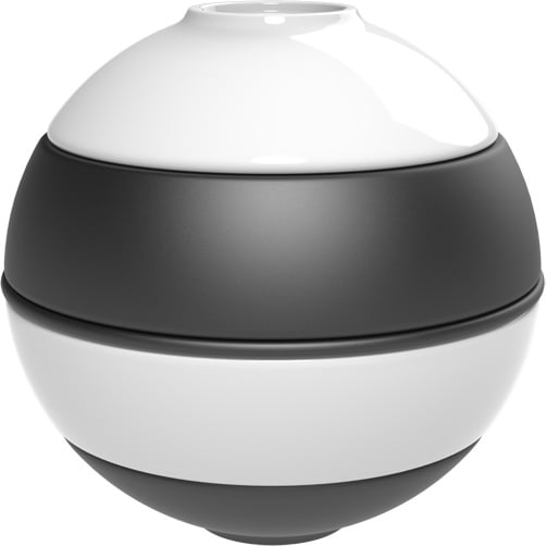 Naczynia Iconic La Petite Boule czarno-białe 5 el.