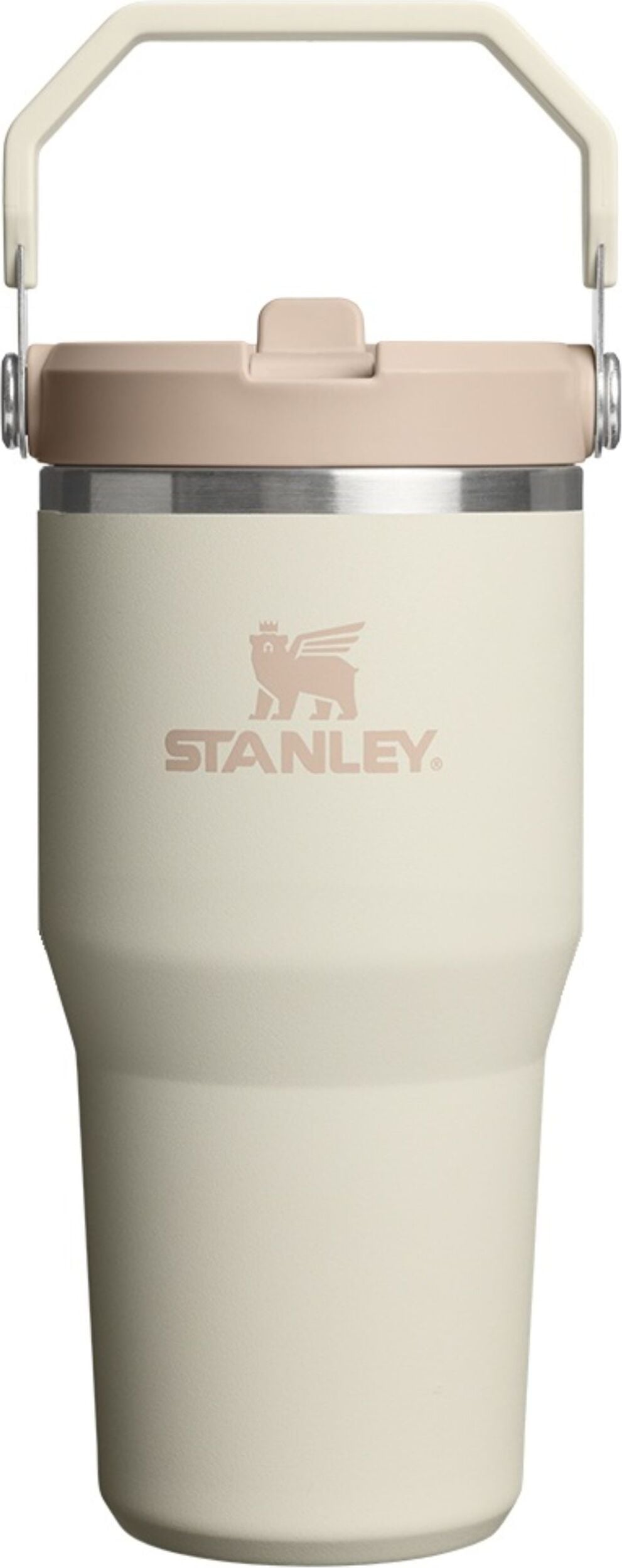 Kubek termiczny z uchwytem i słomką IceFlow Cream 590 ml